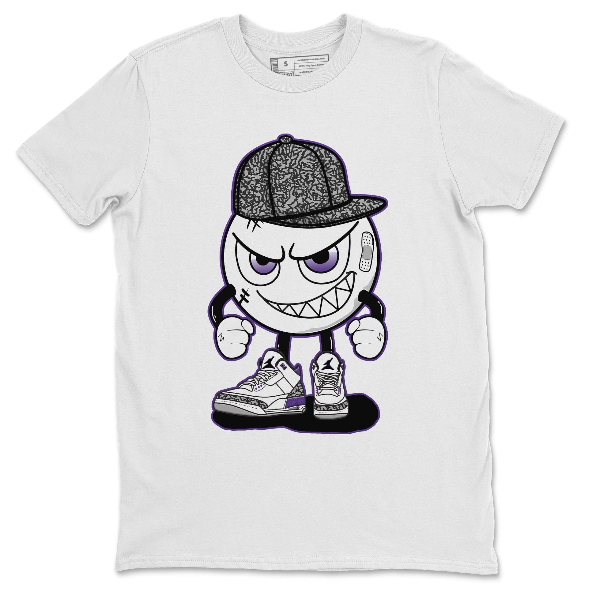 Jordan 3 Dark Iris Sneaker Match Tees Mischief Emoji Sneaker Tees Jordan 3 Dark Iris Sneaker Release Tees Unisex Shirts