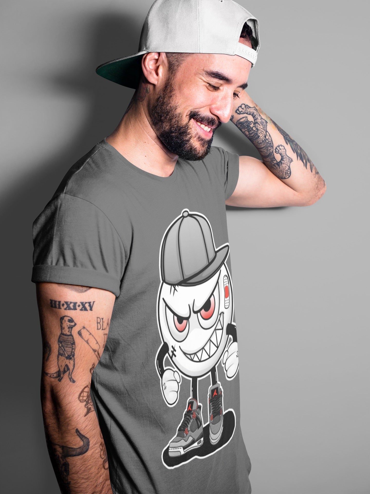Jordan 4 Infrared Sneaker Match Tees Mischief Emoji Sneaker Tees Jordan 4 Infrared Sneaker Release Tees Unisex Shirts