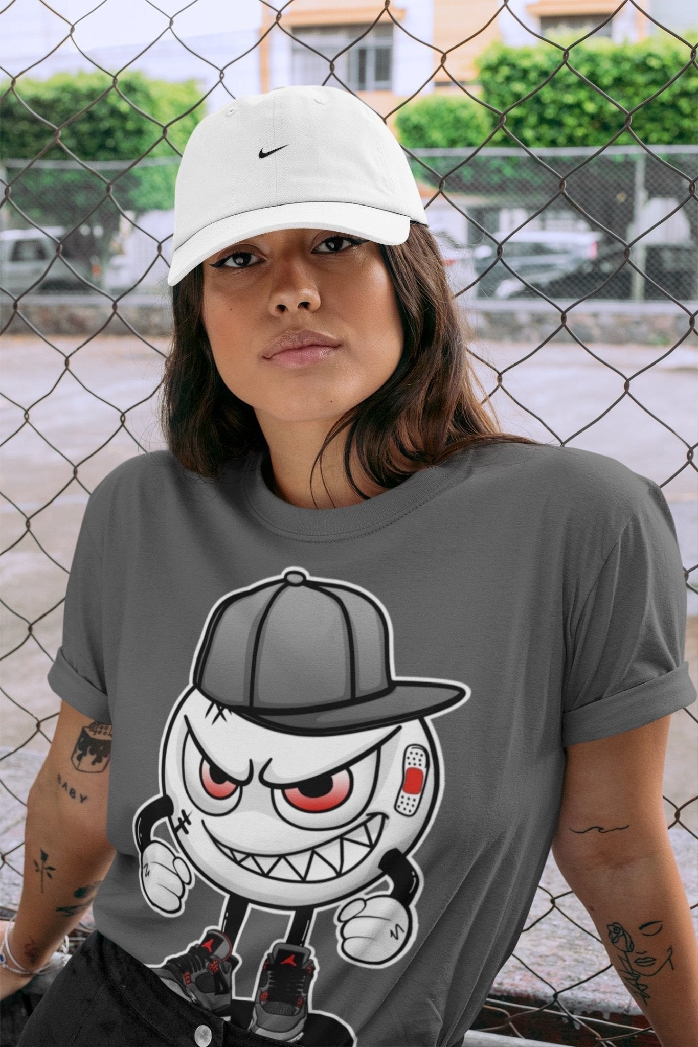 Jordan 4 Infrared Sneaker Match Tees Mischief Emoji Sneaker Tees Jordan 4 Infrared Sneaker Release Tees Unisex Shirts