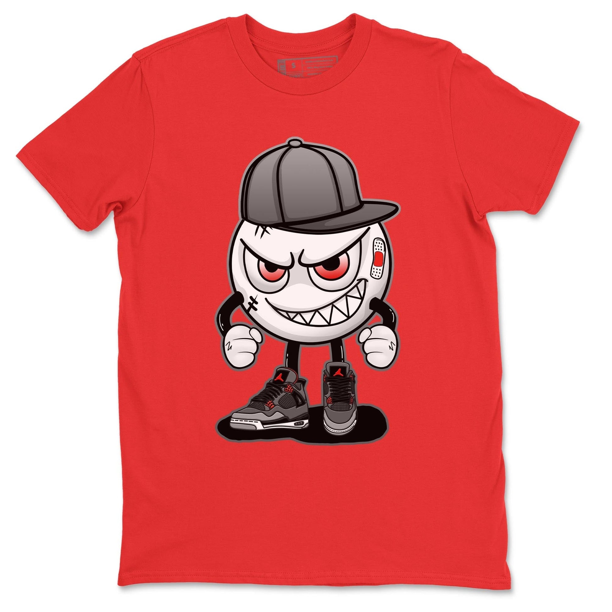 Jordan 4 Infrared Sneaker Match Tees Mischief Emoji Sneaker Tees Jordan 4 Infrared Sneaker Release Tees Unisex Shirts