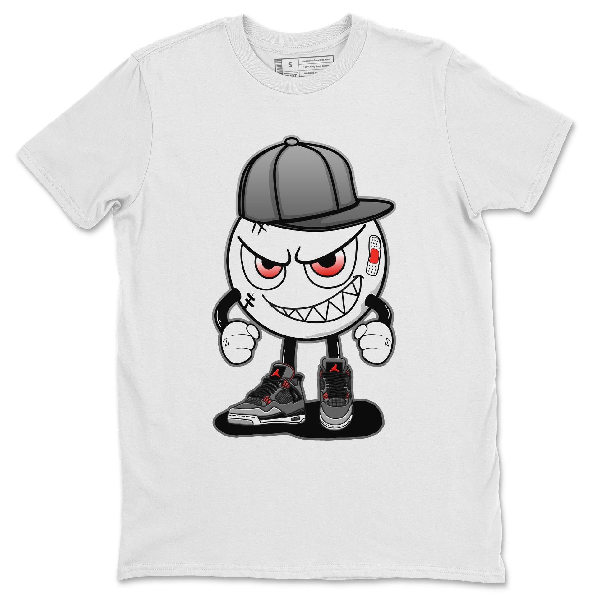 Jordan 4 Infrared Sneaker Match Tees Mischief Emoji Sneaker Tees Jordan 4 Infrared Sneaker Release Tees Unisex Shirts