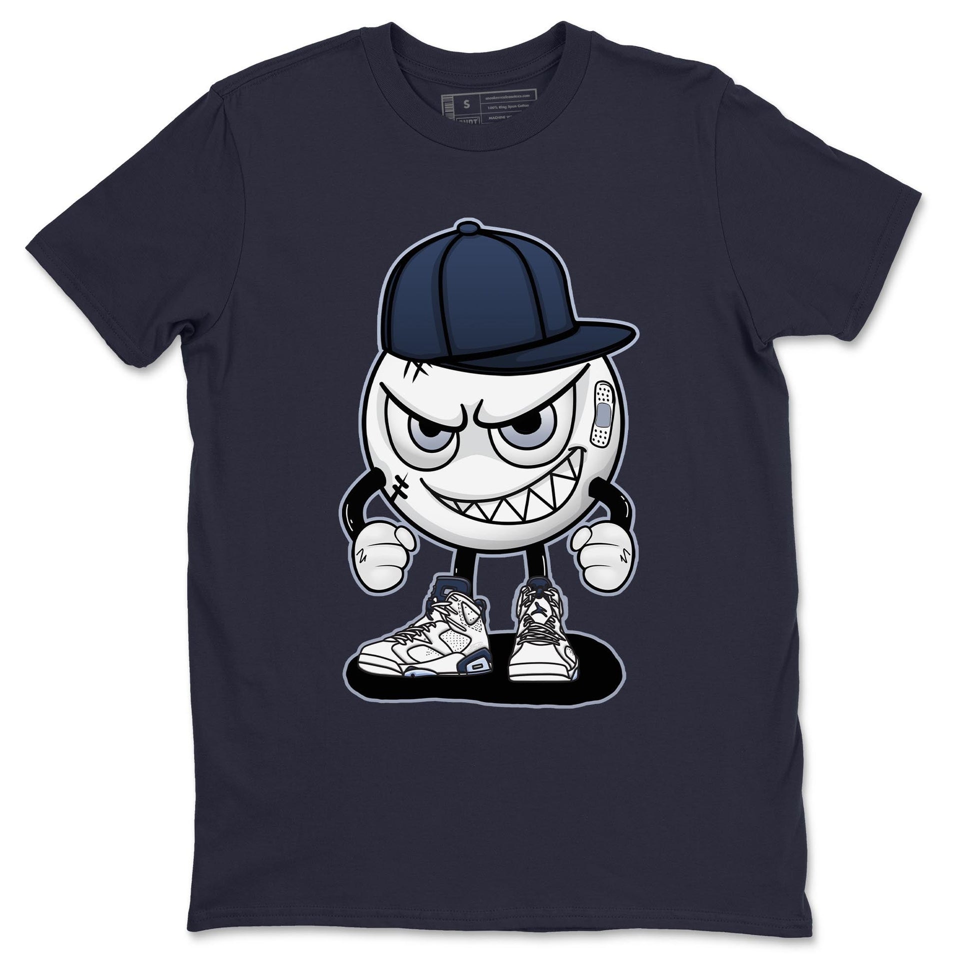 Jordan 6 Midnight Navy Sneaker Match Tees Mischief Emoji Sneaker Tees Jordan 6 Midnight Navy Sneaker Release Tees Unisex Shirts