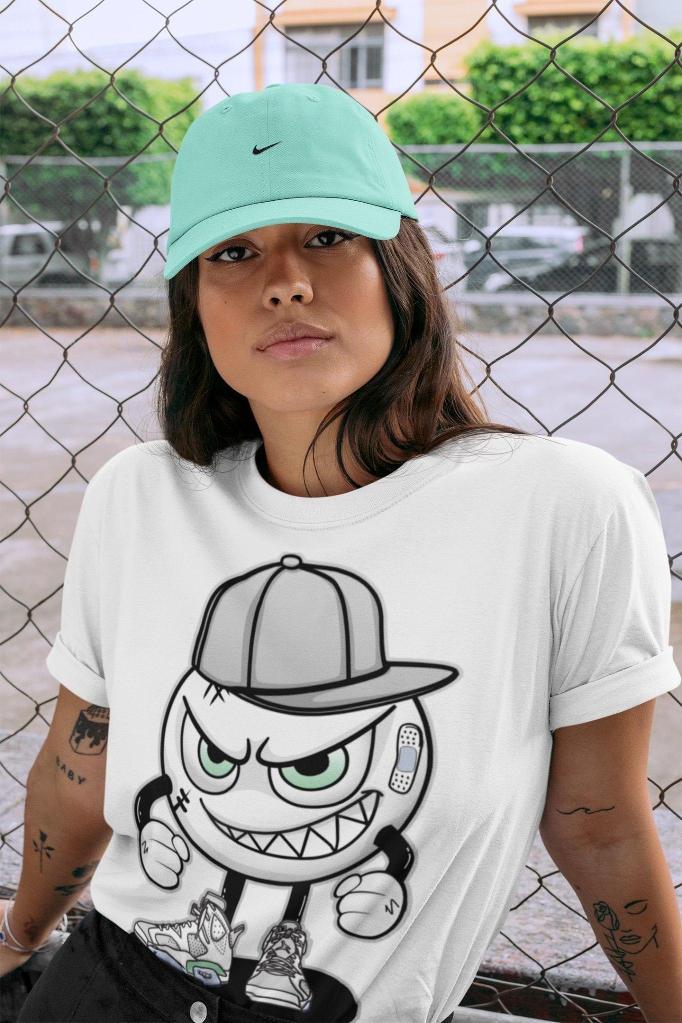 Jordan 6 Mint Foam Sneaker Match Tees Mischief Emoji Sneaker Tees Jordan 6 Mint Foam Sneaker Release Tees Unisex Shirts