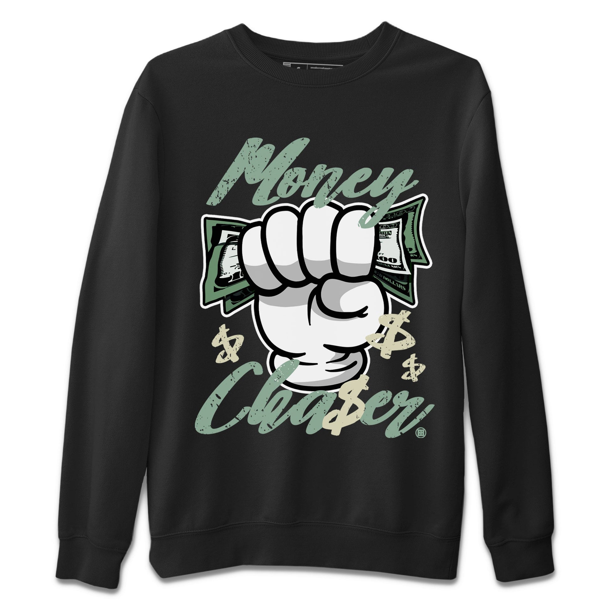 Dunk Low Mica Green Sneaker Match Tees Money Chaser Sneaker Tees Dunk Mica Green Sneaker Release Tees Unisex Shirts Black 2