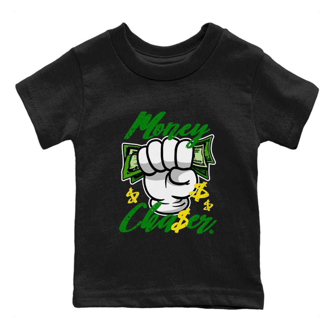 Dunk Reverse Brazil Sneaker Match Tees Money Chaser Sneaker Tees Dunk Low Reverse Brazil Sneaker Release Tees Kids Shirts Black 2