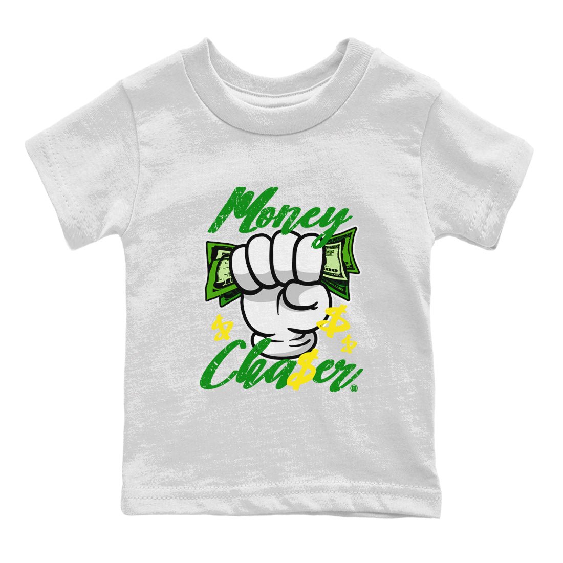 Dunk Reverse Brazil Sneaker Match Tees Money Chaser Sneaker Tees Dunk Low Reverse Brazil Sneaker Release Tees Kids Shirts White 2