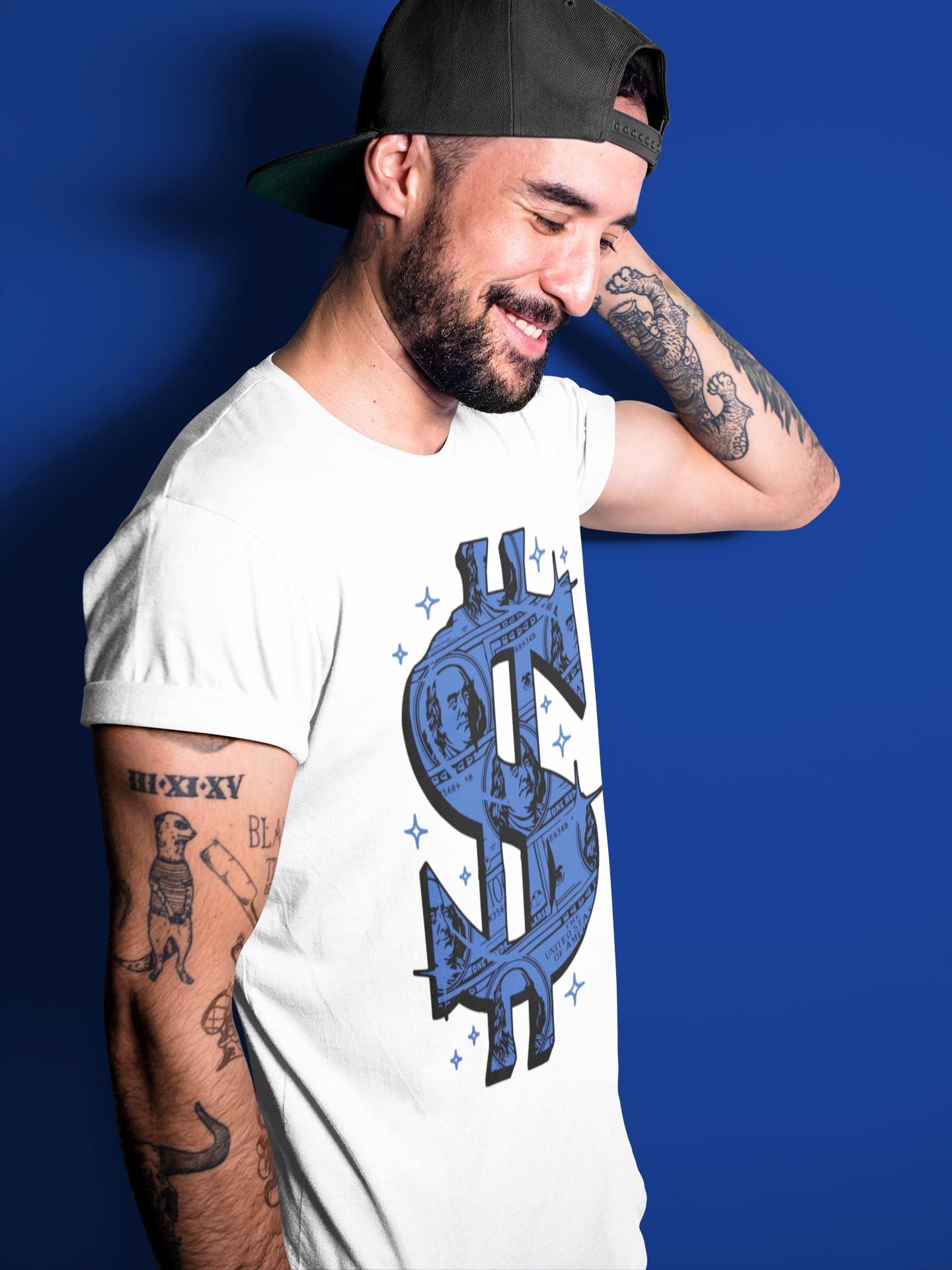 Yeezy 350 Dazzling Blue Sneaker Match Tees Money Dollar Sneaker Tees Yeezy 350 Dazzling Blue Sneaker Release Tees Unisex Shirts