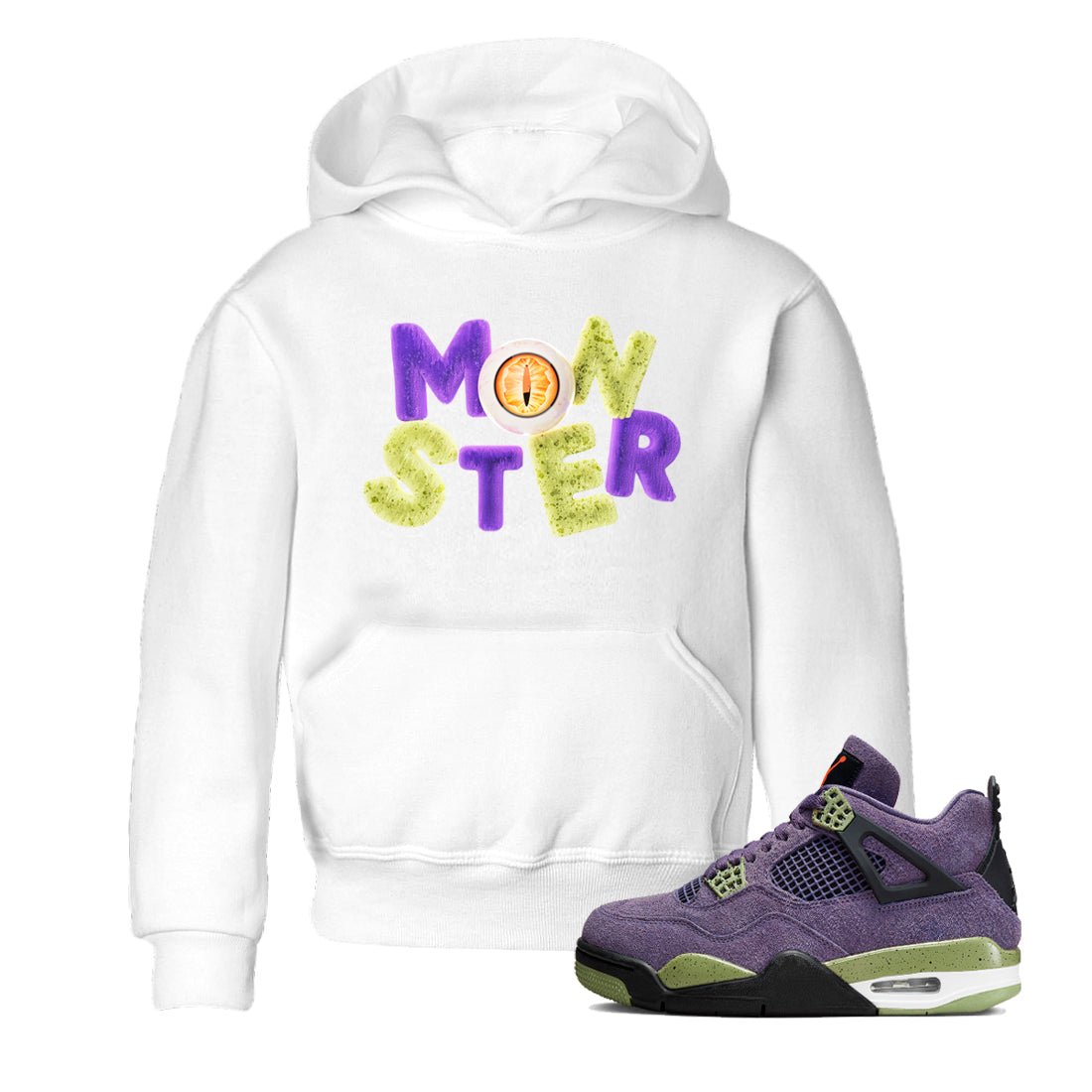 Air Jordan 4 Canyon Purple shirt to match jordans Monster sneaker tees AJ4 Canyon Purple SNRT Sneaker Release Tees Baby Toddler White 1 T-Shirt, Halloween tshirt