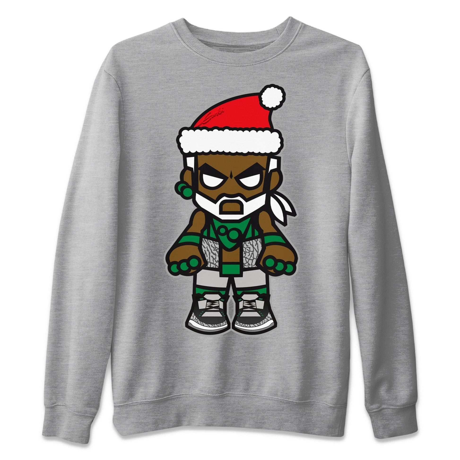 Jordan 3 Pine Green Sneaker Match Tees Mr Santa Sneaker Tees Jordan 3 Pine Green Sneaker Release Tees Unisex Shirts