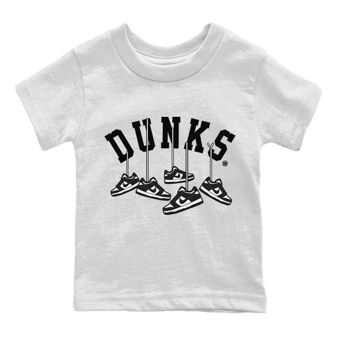 Dunk Panda Sneaker Match Tees Hanging Sneakers Sneaker Tees Dunk Panda Sneaker Release Tees Kids Shirts