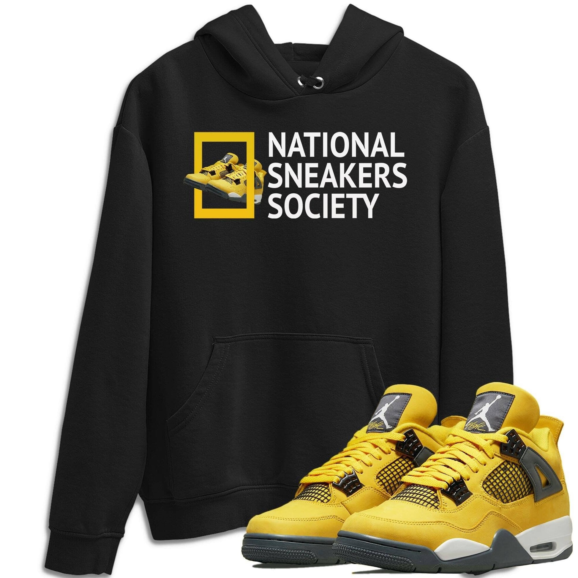 Jordan 4 Lightning Sneaker Match Tees National Sneakers Sneaker Tees Jordan 4 Lightning Sneaker Release Tees Unisex Shirts