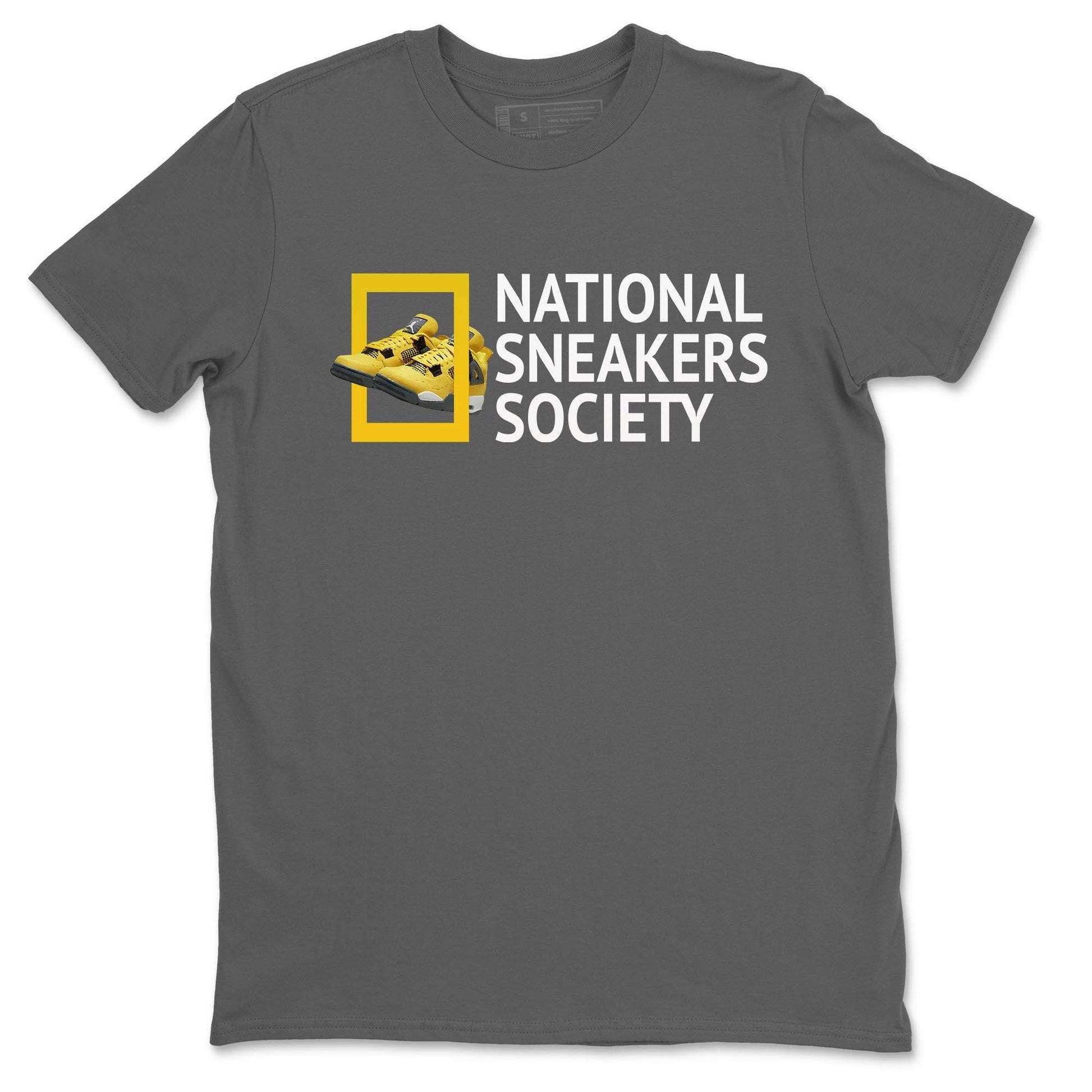 Jordan 4 Lightning Sneaker Match Tees National Sneakers Sneaker Tees Jordan 4 Lightning Sneaker Release Tees Unisex Shirts