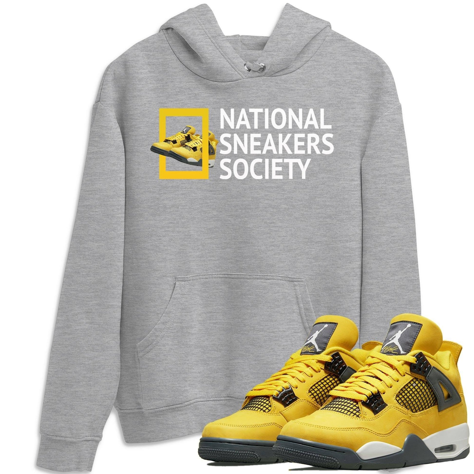 Jordan 4 Lightning Sneaker Match Tees National Sneakers Sneaker Tees Jordan 4 Lightning Sneaker Release Tees Unisex Shirts