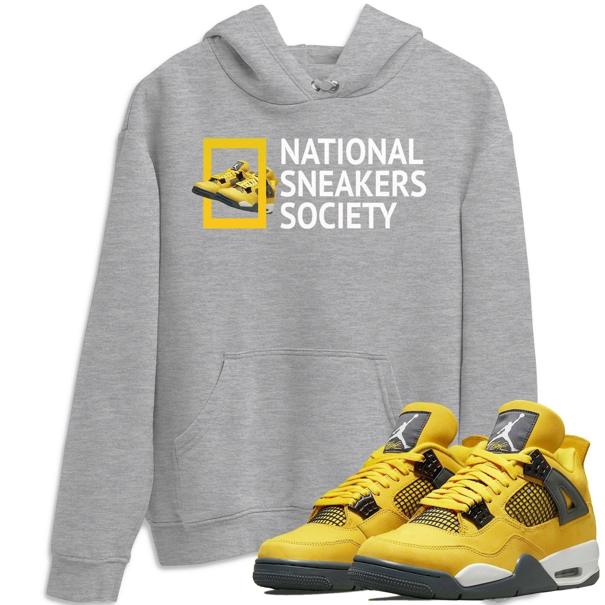 Jordan 4 Lightning Sneaker Match Tees National Sneakers Sneaker Tees Jordan 4 Lightning Sneaker Release Tees Unisex Shirts