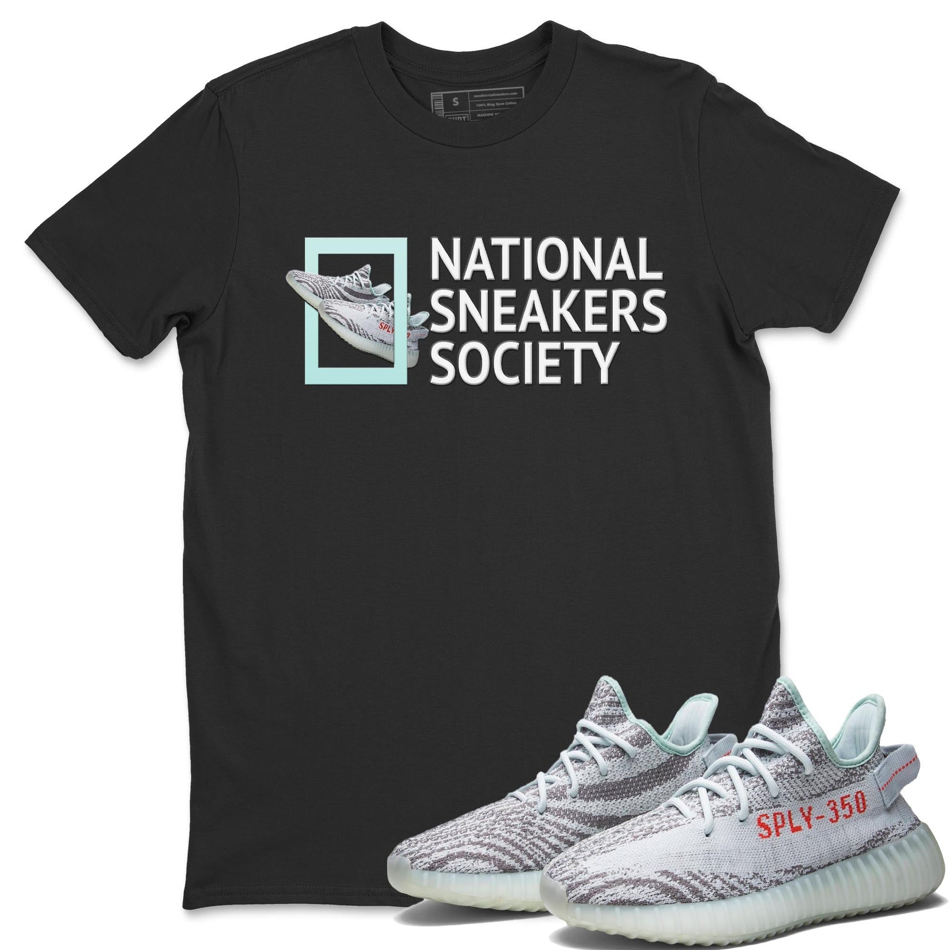 Yeezy 350 Blue Tint Sneaker Match Tees National Sneakers Sneaker Tees Yeezy 350 Blue Tint Sneaker Release Tees Unisex Shirts