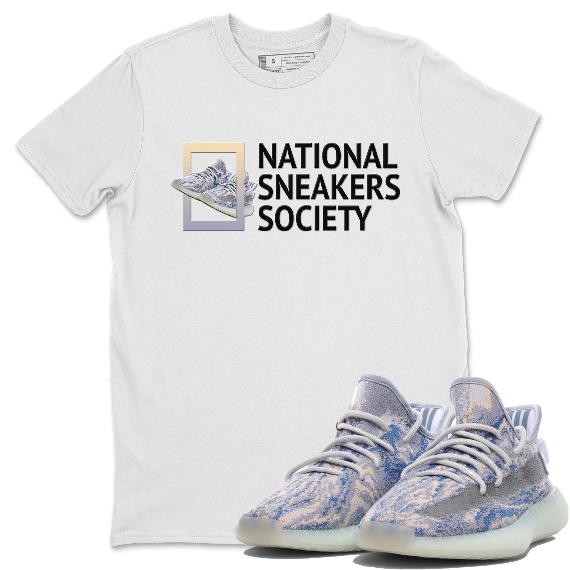 Yeezy 350 MX Blue Sneaker Match Tees National Sneakers Sneaker Tees Yeezy 350 MX Blue Sneaker Release Tees Unisex Shirts