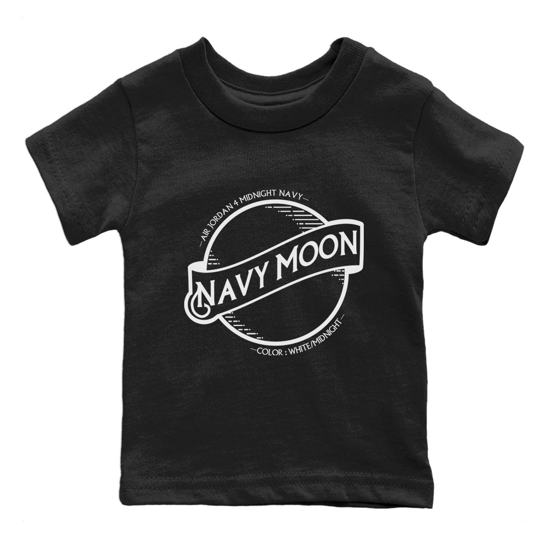 Jordan 4 Midnight Navy Sneaker Match Tees Navy Moon Sneaker Tees Jordan 4 Midnight Navy Sneaker Release Tees Kids Shirts