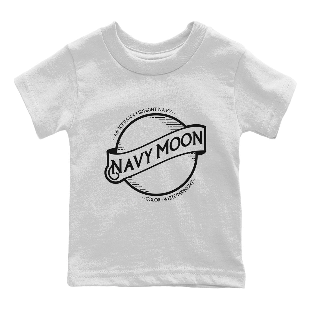 Jordan 4 Midnight Navy Sneaker Match Tees Navy Moon Sneaker Tees Jordan 4 Midnight Navy Sneaker Release Tees Kids Shirts
