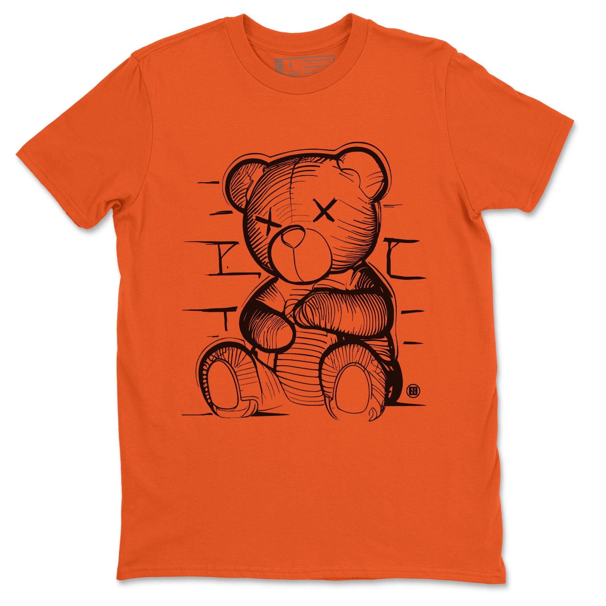 Air Jordan 12 Brilliant Orange Sneaker Match Tees Neon Bear Sneaker Tees Air Jordan 12 WMNS Brilliant Orange Tees Unisex Shirts Orange 2