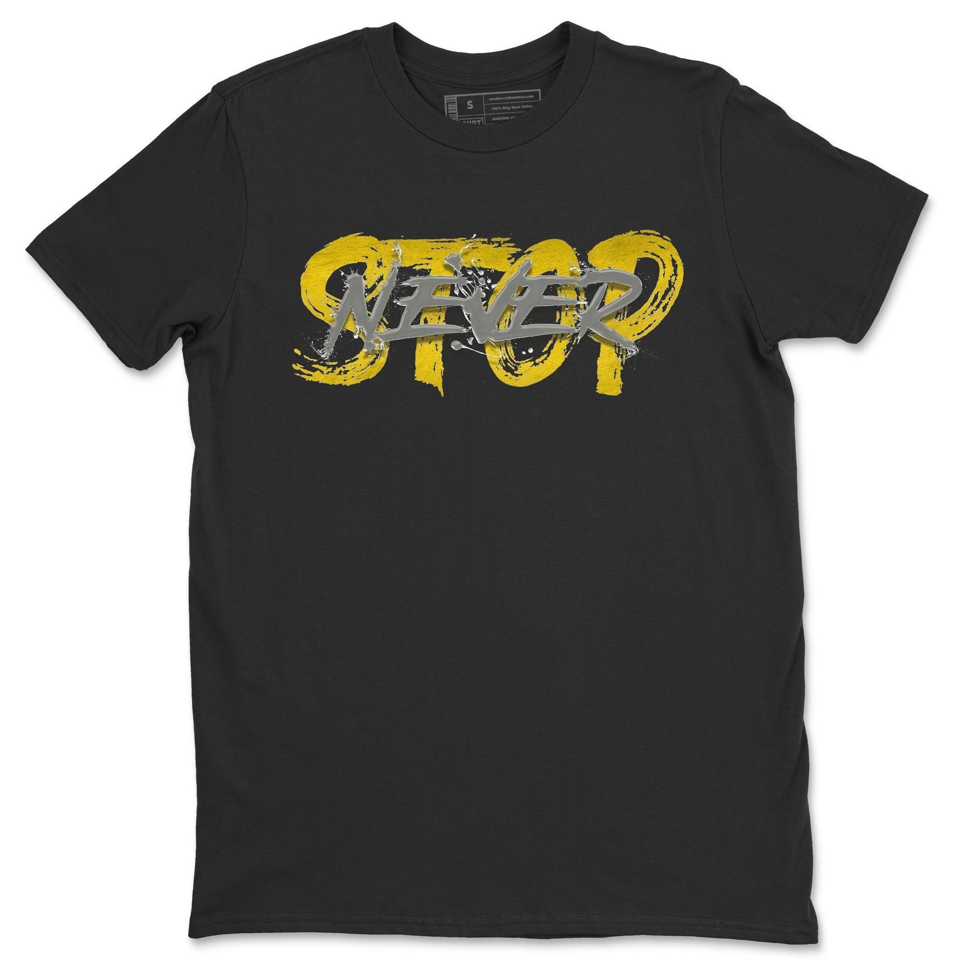 Jordan 4 Lightning Sneaker Match Tees Never Stop Sneaker Tees Jordan 4 Lightning Sneaker Release Tees Unisex Shirts