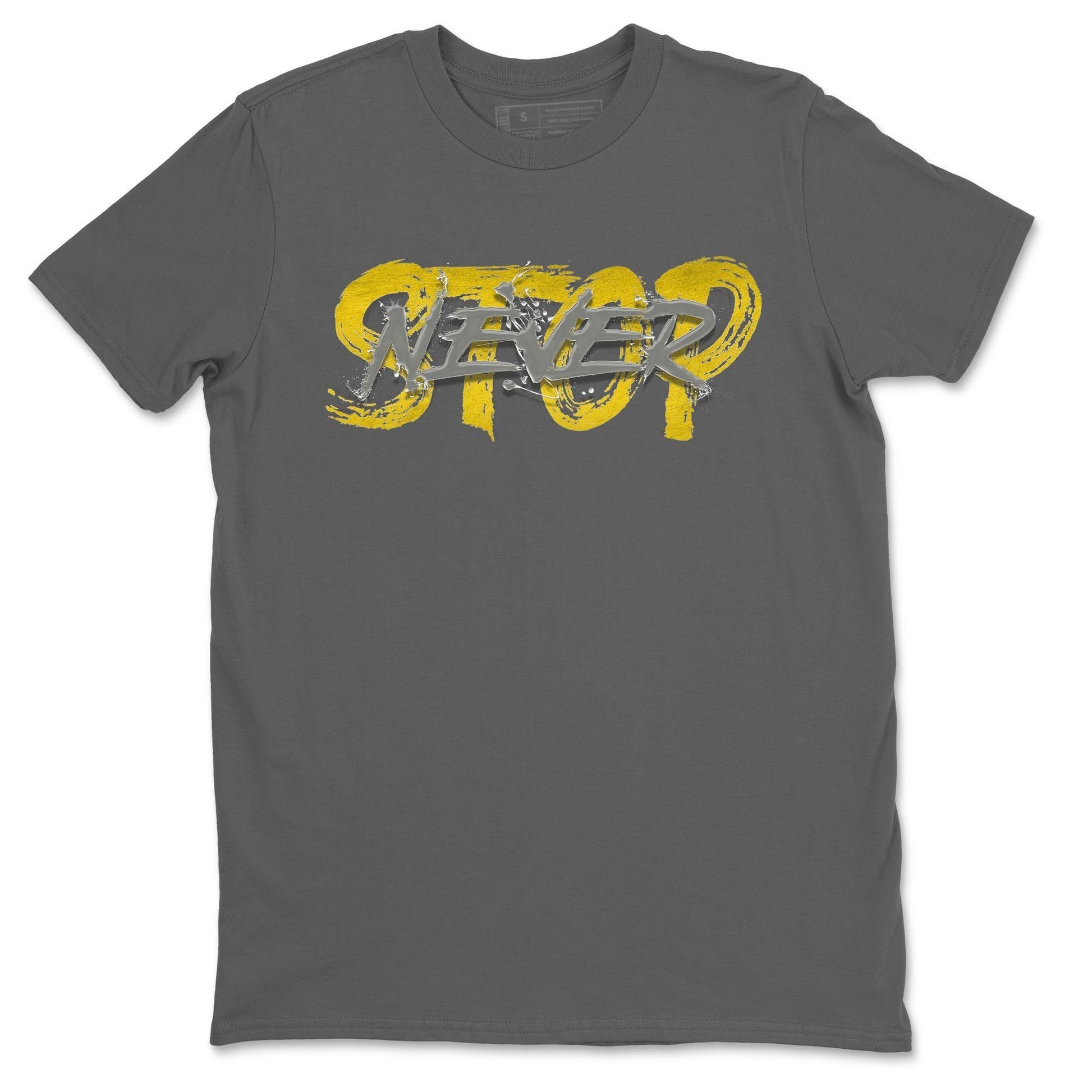 Jordan 4 Lightning Sneaker Match Tees Never Stop Sneaker Tees Jordan 4 Lightning Sneaker Release Tees Unisex Shirts