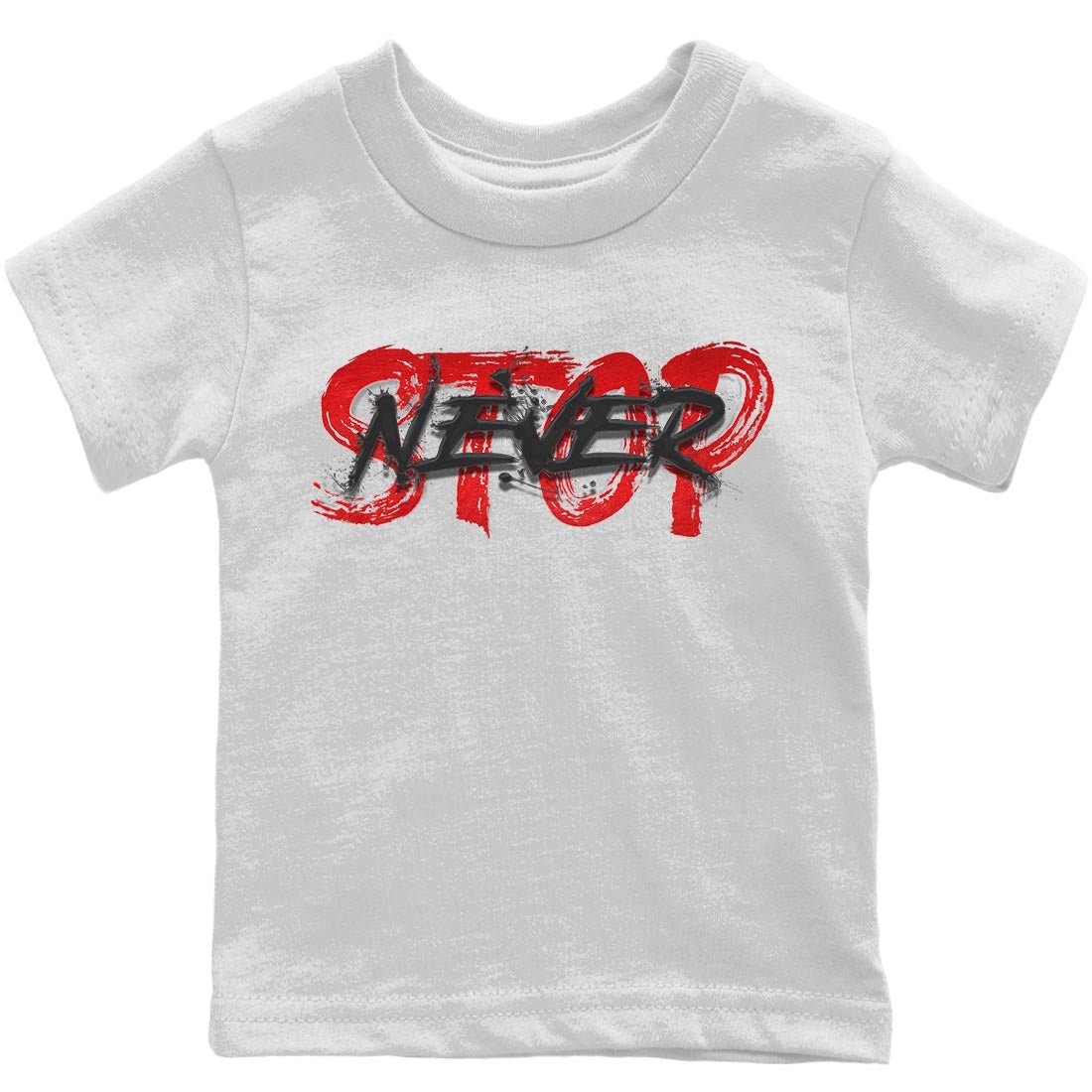 Jordan 9 Chile Red Sneaker Match Tees Never Stop Sneaker Tees Jordan 9 Chile Red Sneaker Release Tees Kids Shirts