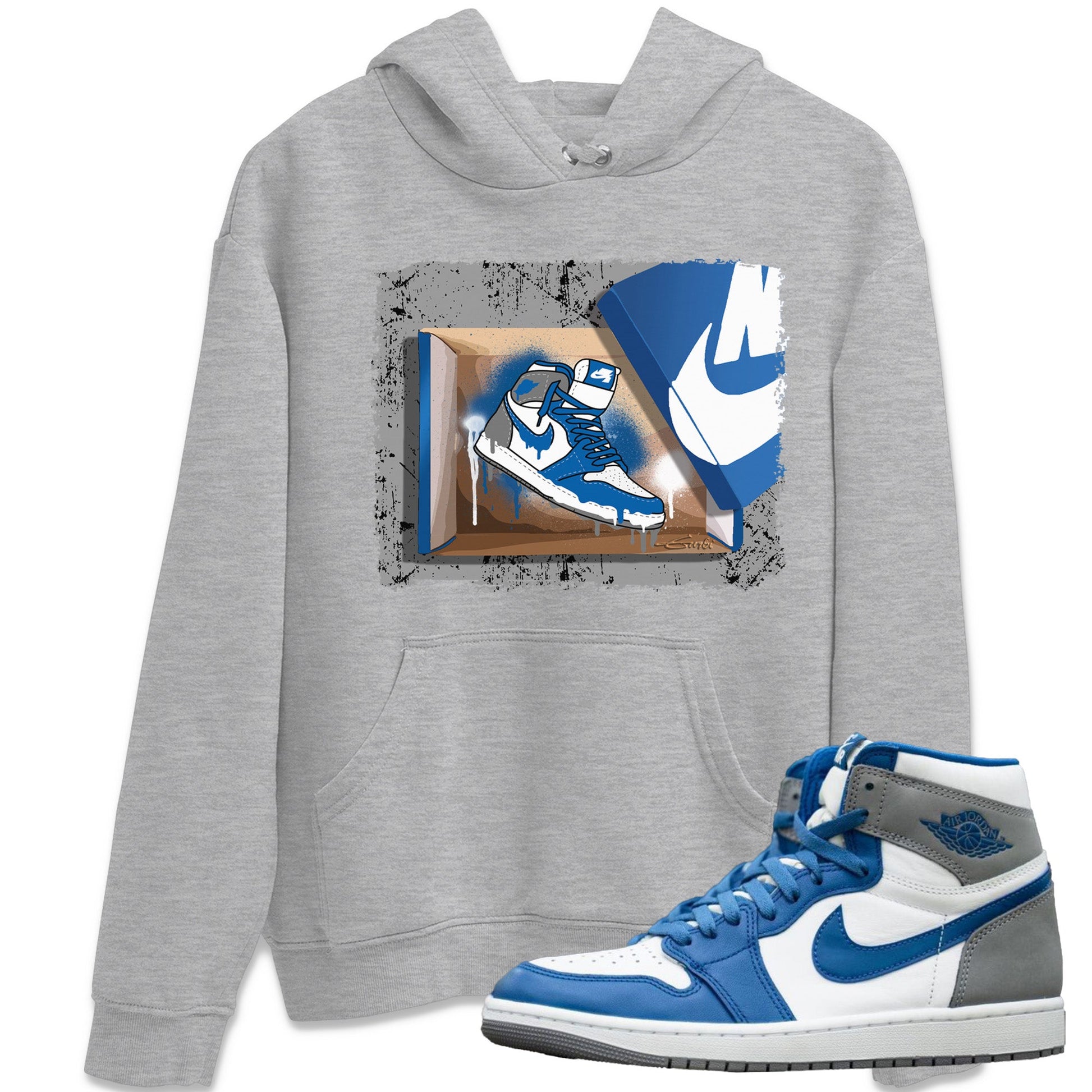 Jordan 1 True Blue Sneaker Match Tees New Kicks Sneaker Tees Jordan 1 True Blue Sneaker Release Tees Unisex Shirts