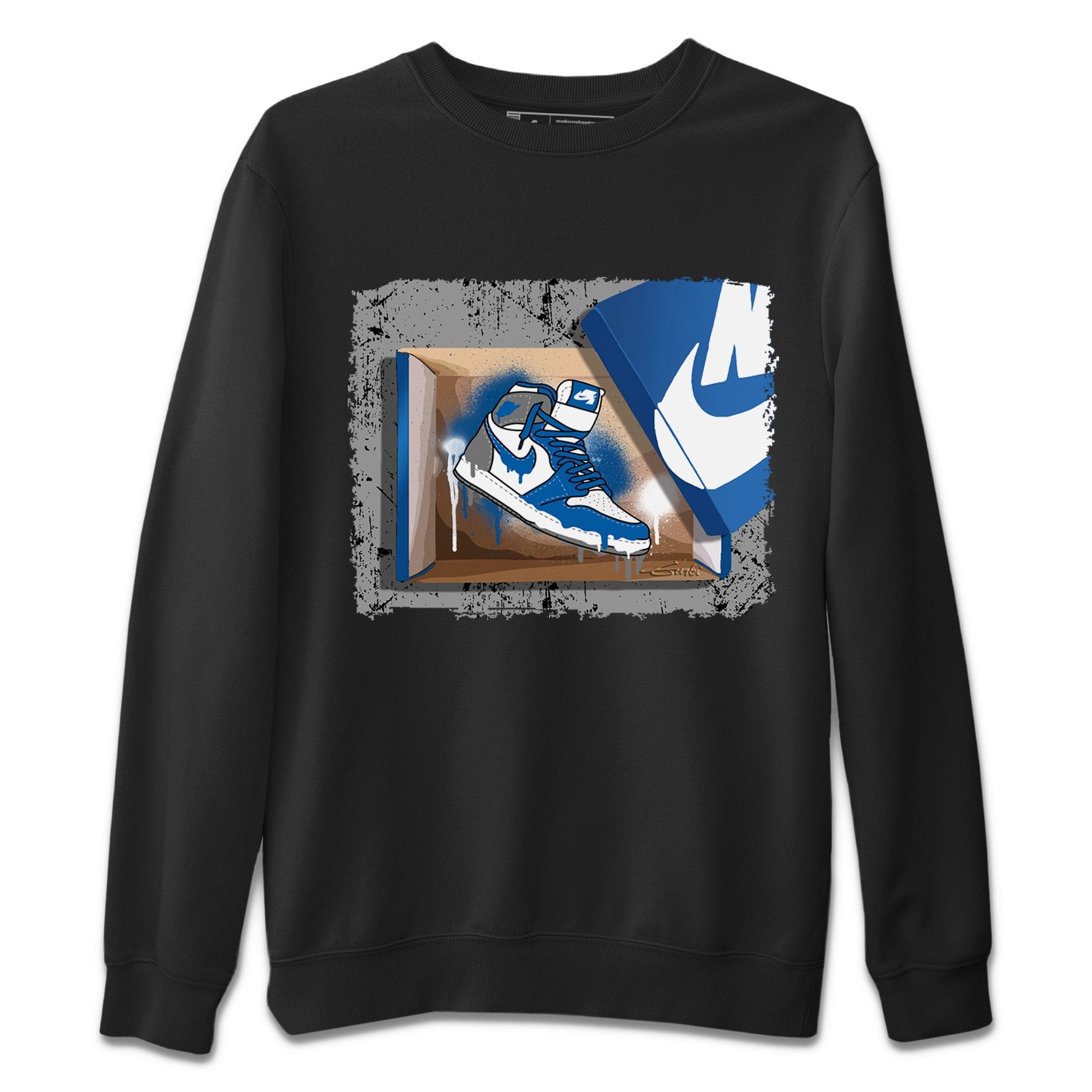 Jordan 1 True Blue Sneaker Match Tees New Kicks Sneaker Tees Jordan 1 True Blue Sneaker Release Tees Unisex Shirts