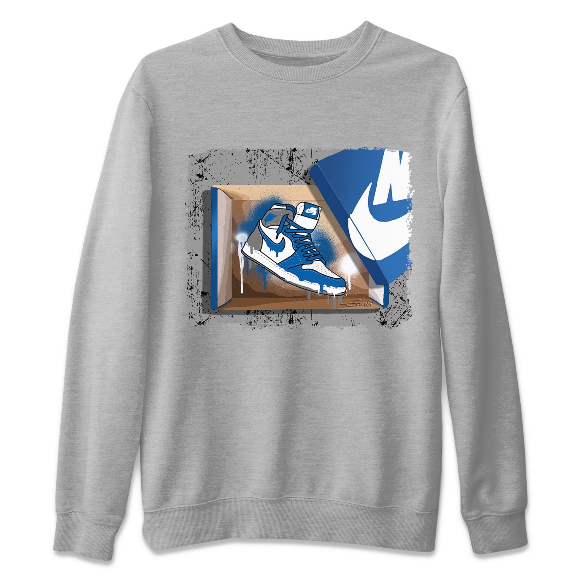 Jordan 1 True Blue Sneaker Match Tees New Kicks Sneaker Tees Jordan 1 True Blue Sneaker Release Tees Unisex Shirts