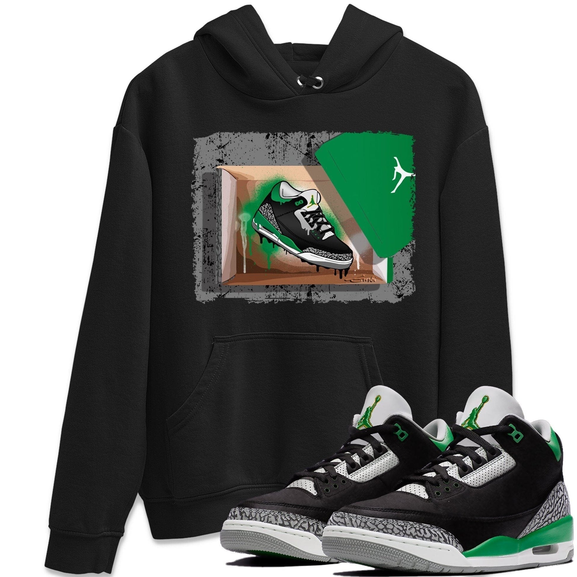 Jordan 3 Pine Green Sneaker Match Tees New Kicks Sneaker Tees Jordan 3 Pine Green Sneaker Release Tees Unisex Shirts
