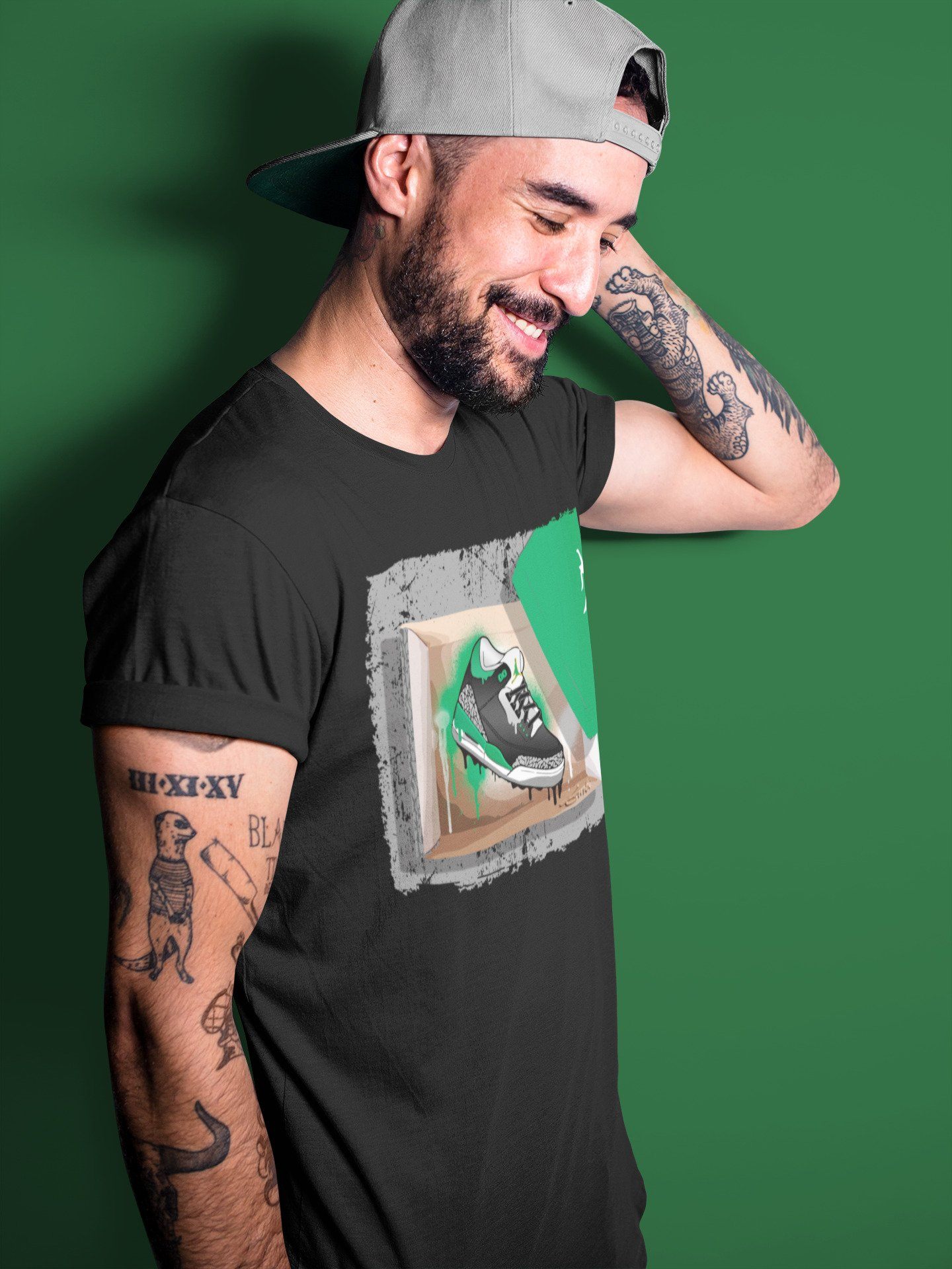 Jordan 3 Pine Green Sneaker Match Tees New Kicks Sneaker Tees Jordan 3 Pine Green Sneaker Release Tees Unisex Shirts