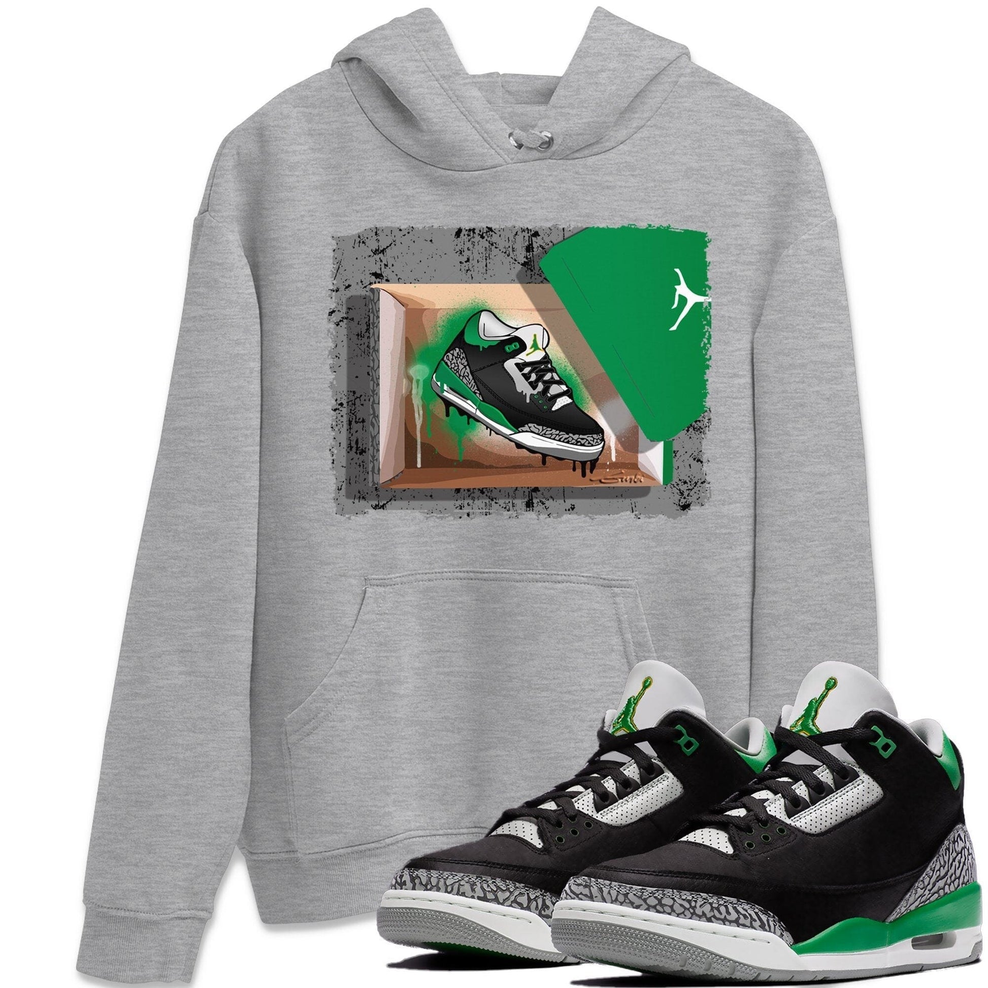Jordan 3 Pine Green Sneaker Match Tees New Kicks Sneaker Tees Jordan 3 Pine Green Sneaker Release Tees Unisex Shirts