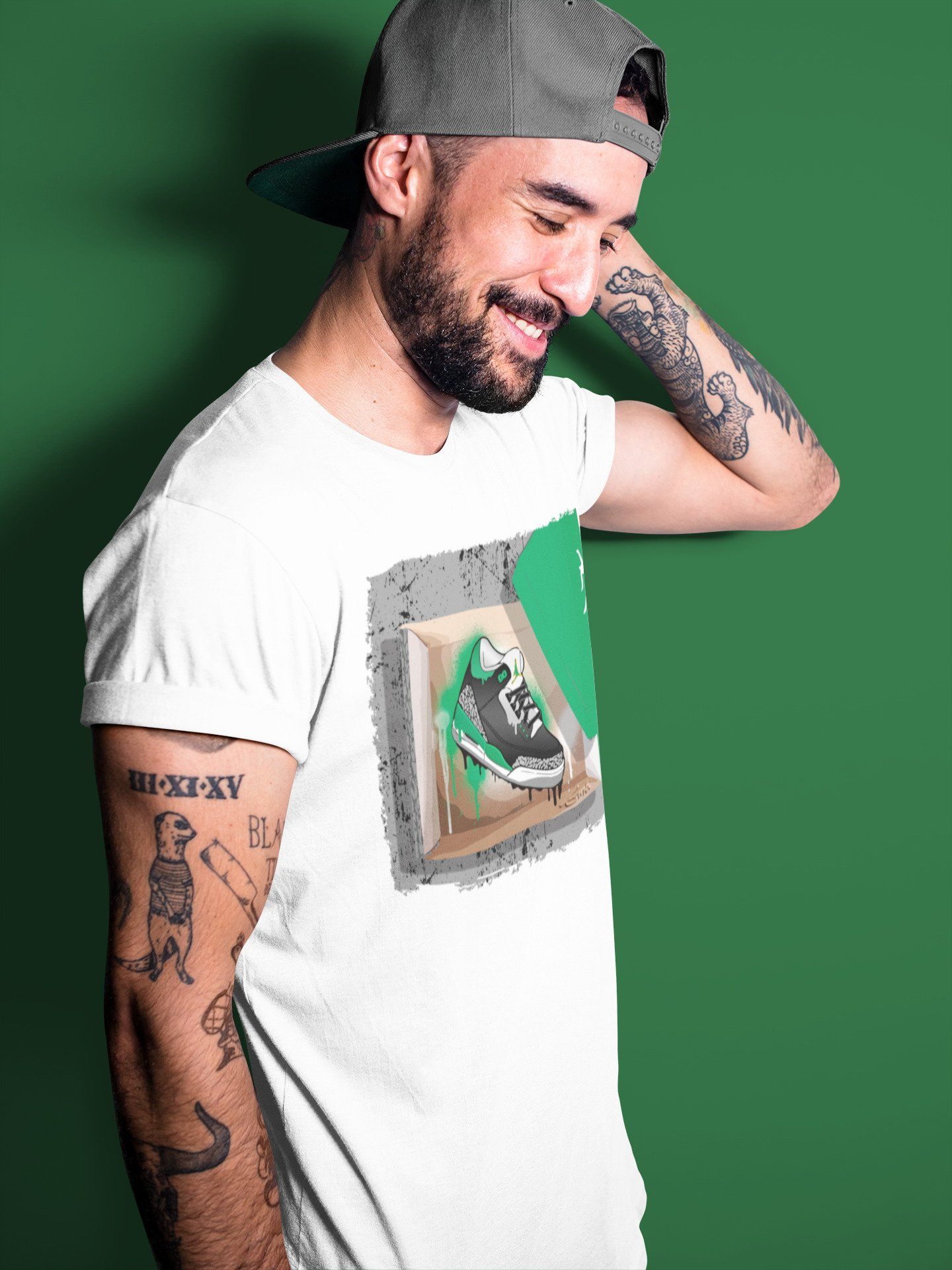 Jordan 3 Pine Green Sneaker Match Tees New Kicks Sneaker Tees Jordan 3 Pine Green Sneaker Release Tees Unisex Shirts