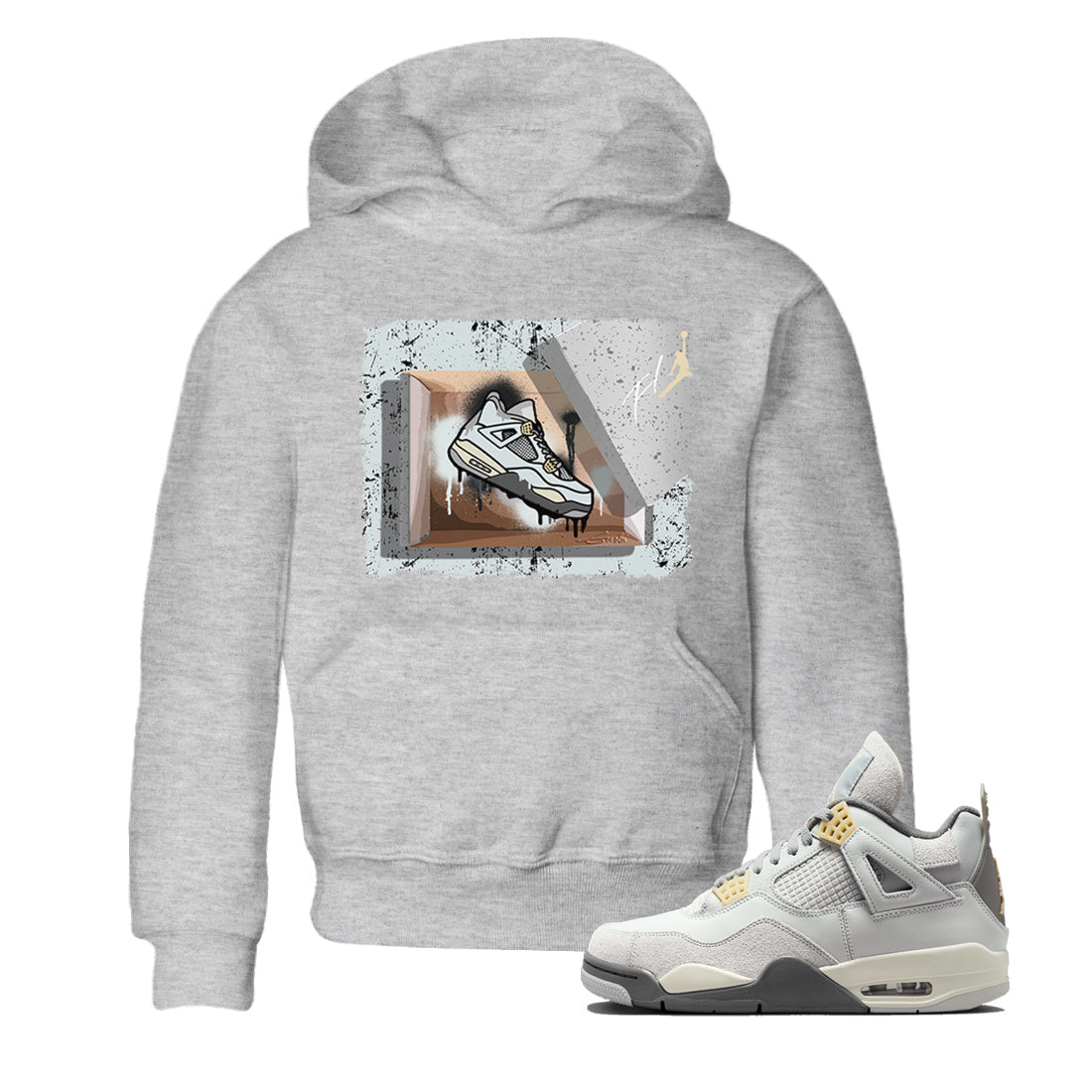 Jordan 4 Craft Sneaker Match Tees New Kicks Sneaker Tees Jordan 4 Craft Sneaker Release Tees Kids Shirts