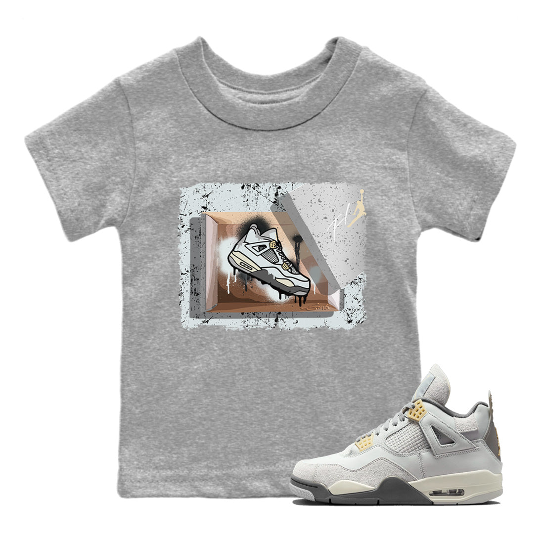 Jordan 4 Craft Sneaker Match Tees New Kicks Sneaker Tees Jordan 4 Craft Sneaker Release Tees Kids Shirts