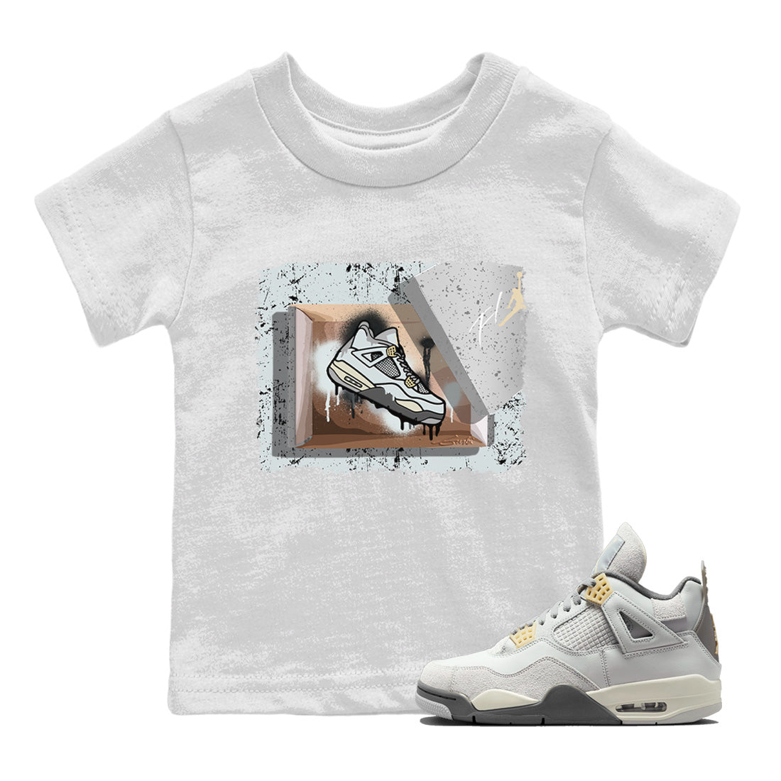 Jordan 4 Craft Sneaker Match Tees New Kicks Sneaker Tees Jordan 4 Craft Sneaker Release Tees Kids Shirts