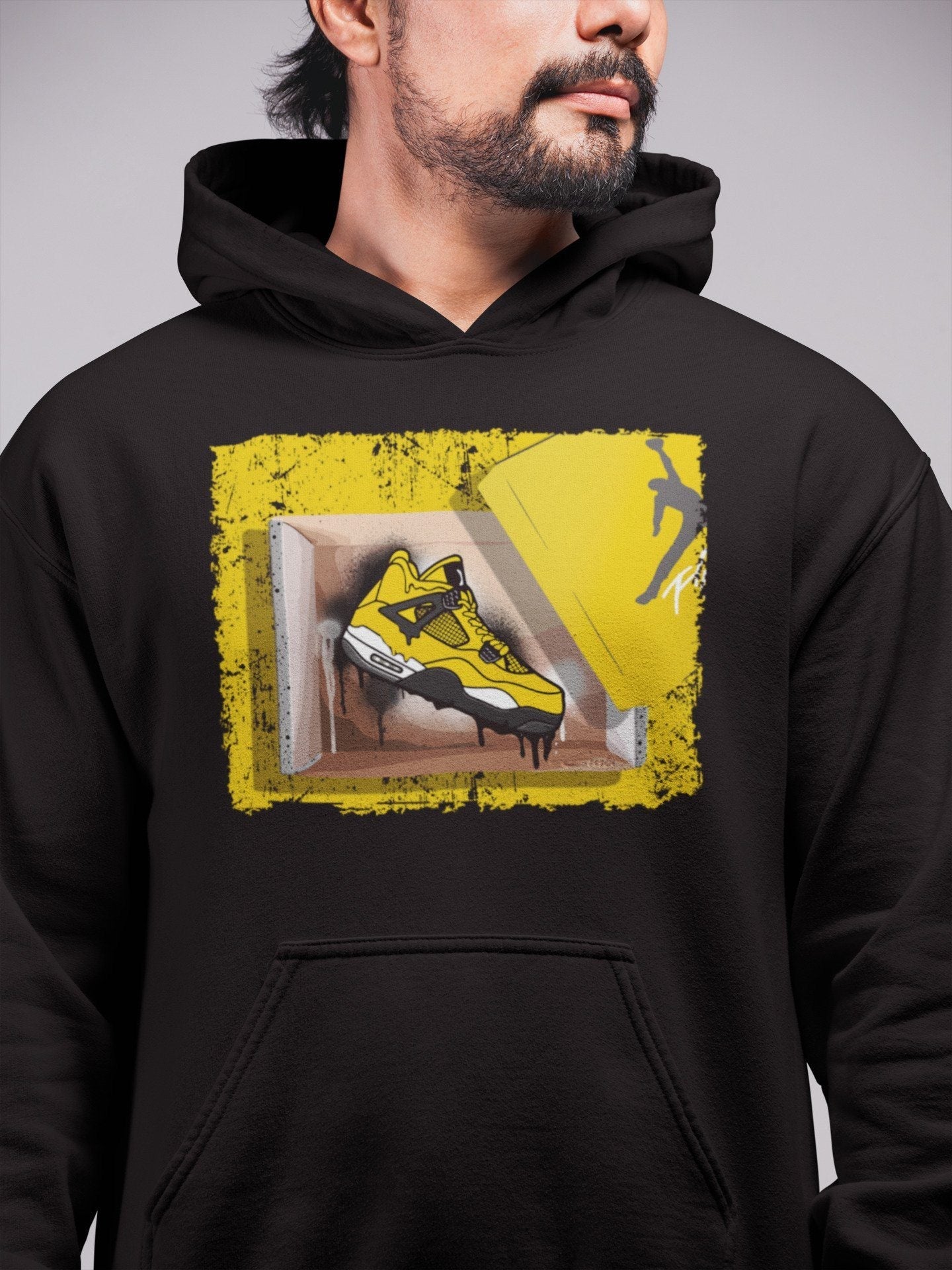 Jordan 4 Lightning Sneaker Match Tees New Kicks Sneaker Tees Jordan 4 Lightning Sneaker Release Tees Unisex Shirts