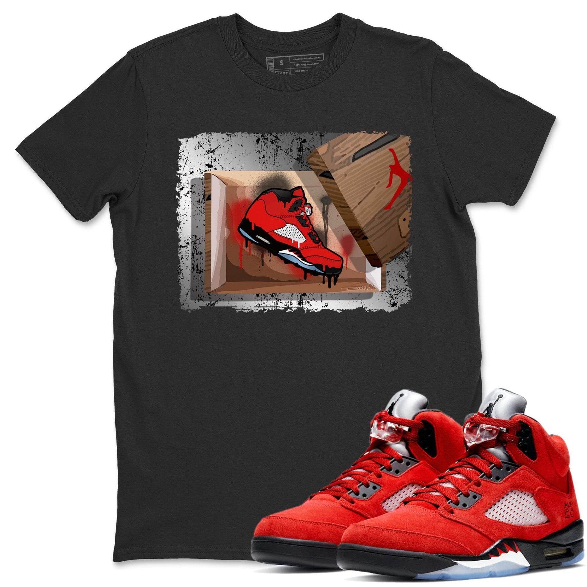 Jordan 5 Raging Bull Sneaker Match Tees New Kicks Sneaker Tees Jordan 5 Raging Bull Sneaker Release Tees Unisex Shirts
