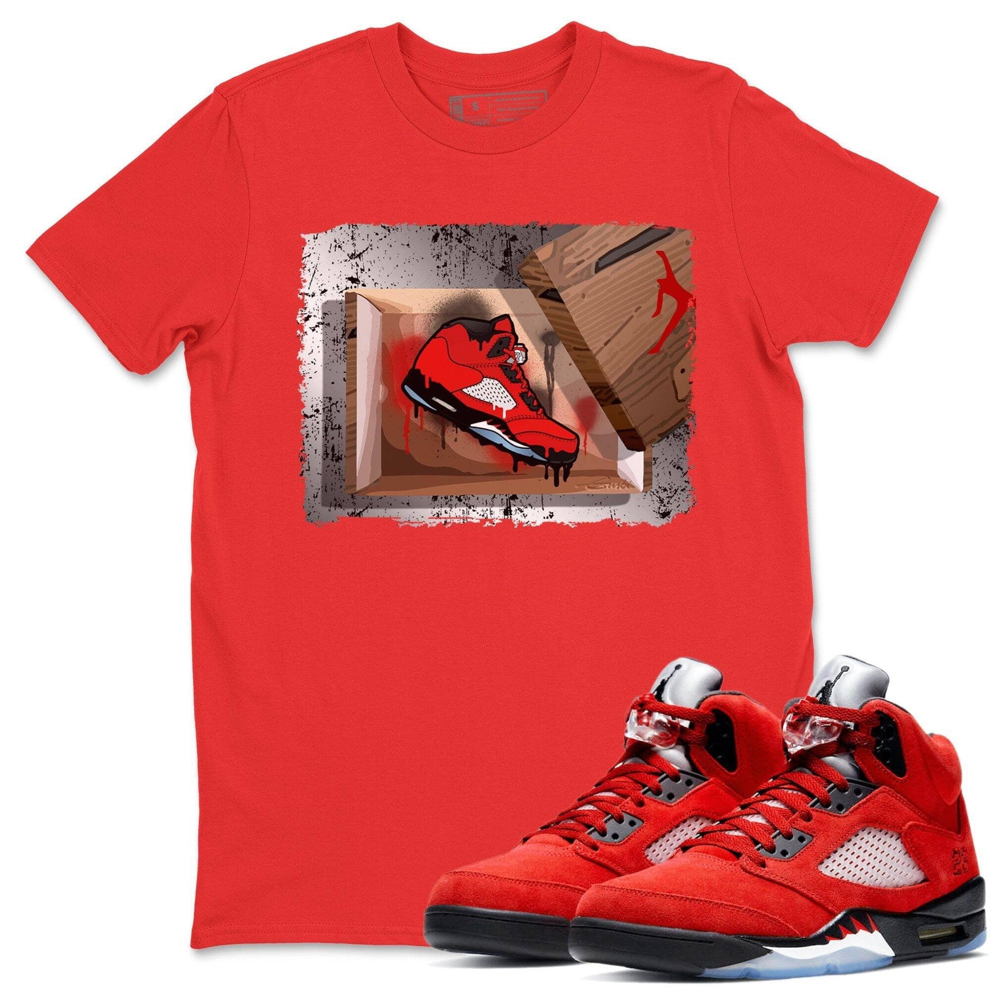 Jordan 5 Raging Bull Sneaker Match Tees New Kicks Sneaker Tees Jordan 5 Raging Bull Sneaker Release Tees Unisex Shirts
