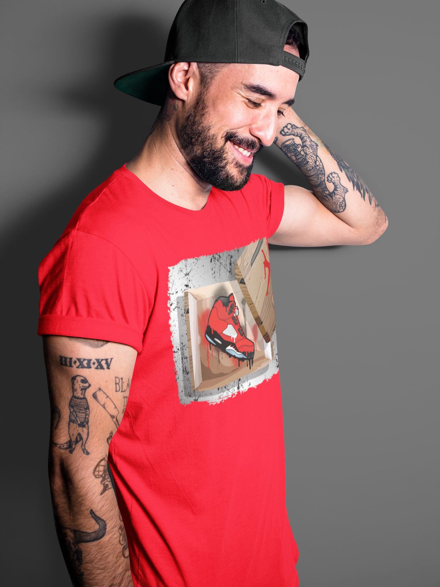 Jordan 5 Raging Bull Sneaker Match Tees New Kicks Sneaker Tees Jordan 5 Raging Bull Sneaker Release Tees Unisex Shirts