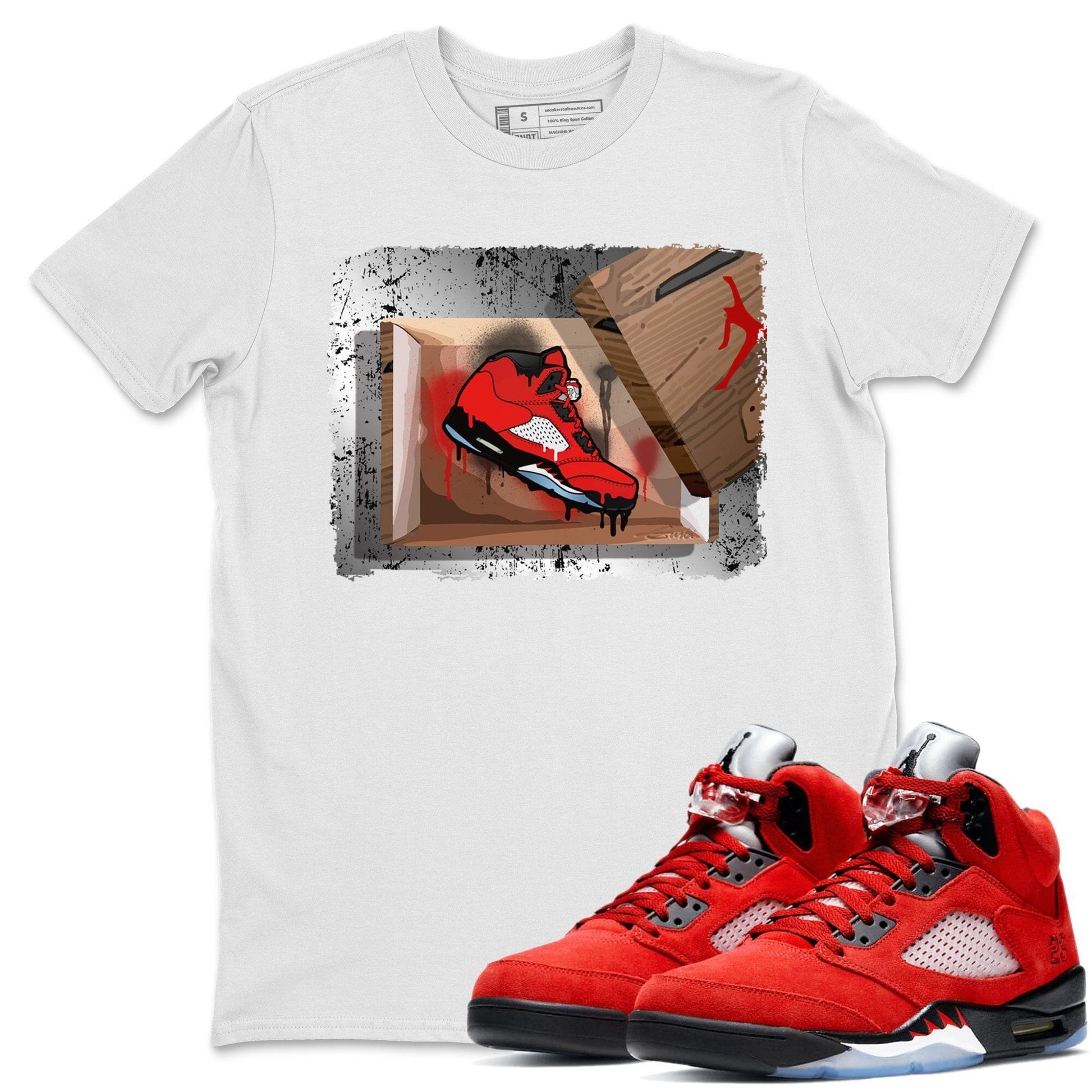 Jordan 5 Raging Bull Sneaker Match Tees New Kicks Sneaker Tees Jordan 5 Raging Bull Sneaker Release Tees Unisex Shirts
