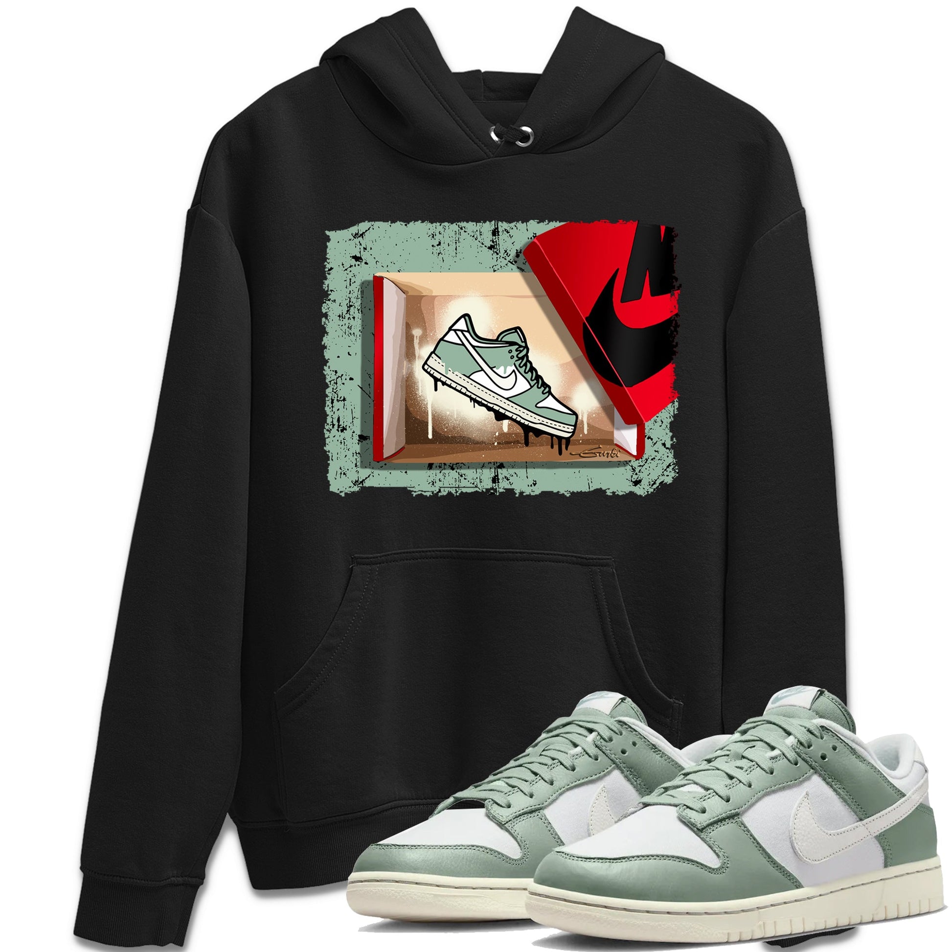Dunk Low Mica Green Shirts New Kicks Sneaker Tees Dunk Mica Green Sneaker Release Tees Unisex Shirts Black 1