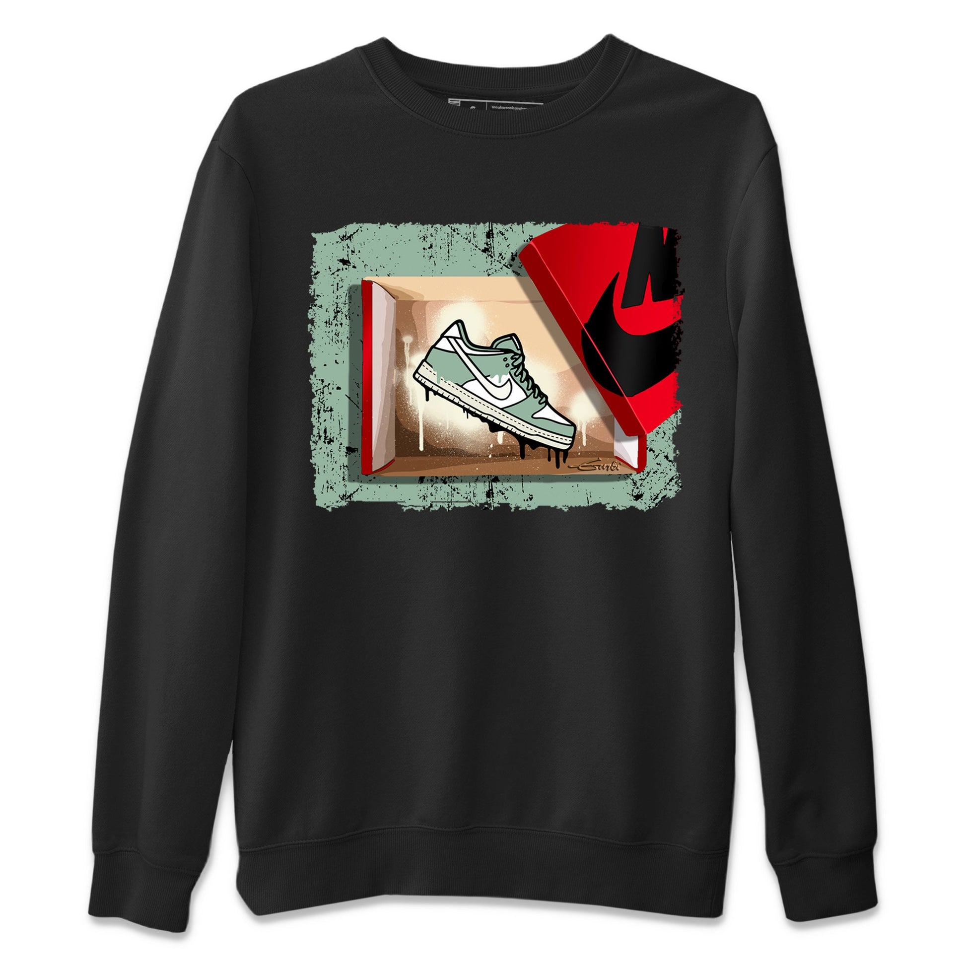 Dunk Low Mica Green Shirts New Kicks Sneaker Tees Dunk Mica Green Sneaker Release Tees Unisex Shirts Black 2
