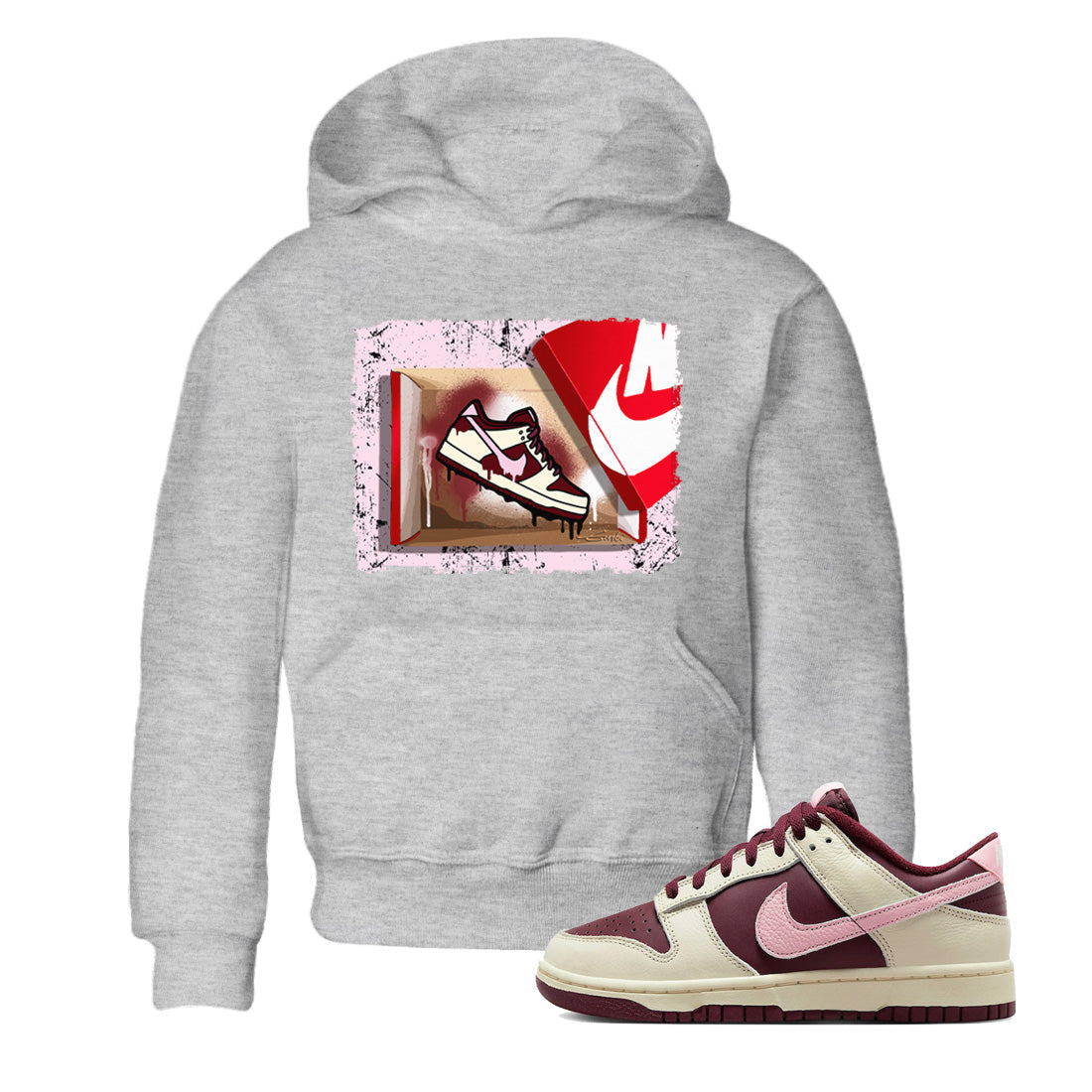 Dunk Valentines Day Sneaker Match Tees New Kicks Sneaker Tees Nike Dunk Valentine's Day Sneaker SNRT Sneaker Tees Kids Shirts