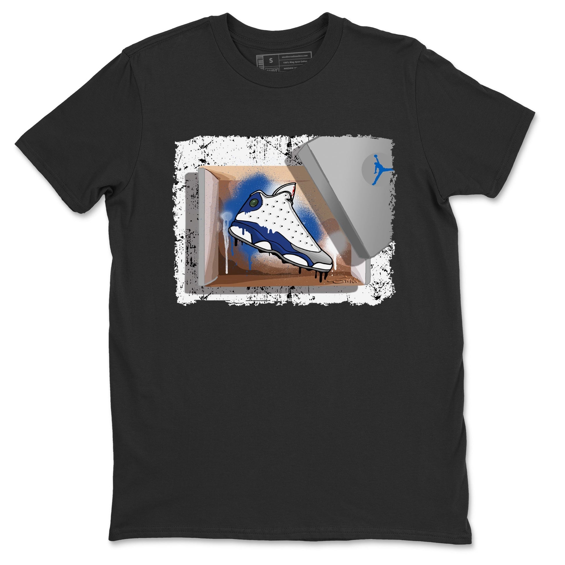 Jordan 13 French Blue Sneaker Match Tees New Kicks Sneaker Tees Jordan 13 French Blue Sneaker Release Tees Unisex Shirts