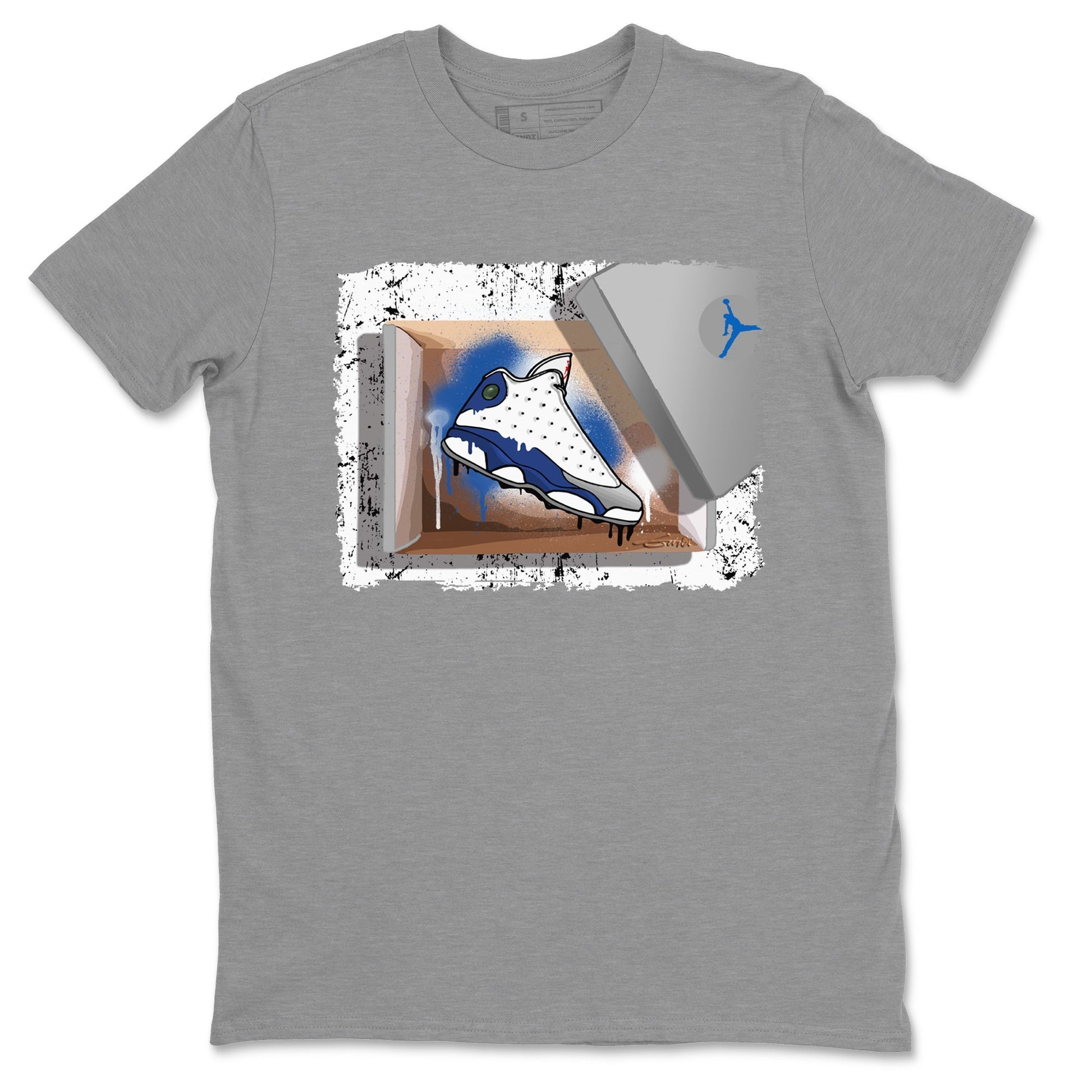 Jordan 13 French Blue Sneaker Match Tees New Kicks Sneaker Tees Jordan 13 French Blue Sneaker Release Tees Unisex Shirts