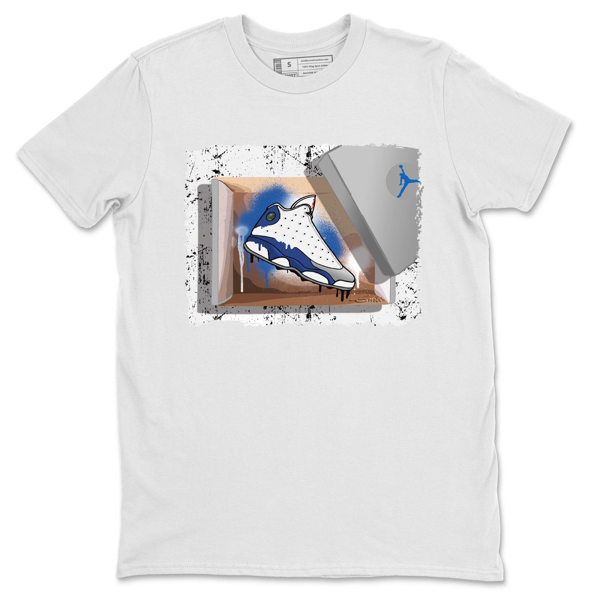 Jordan 13 French Blue Sneaker Match Tees New Kicks Sneaker Tees Jordan 13 French Blue Sneaker Release Tees Unisex Shirts