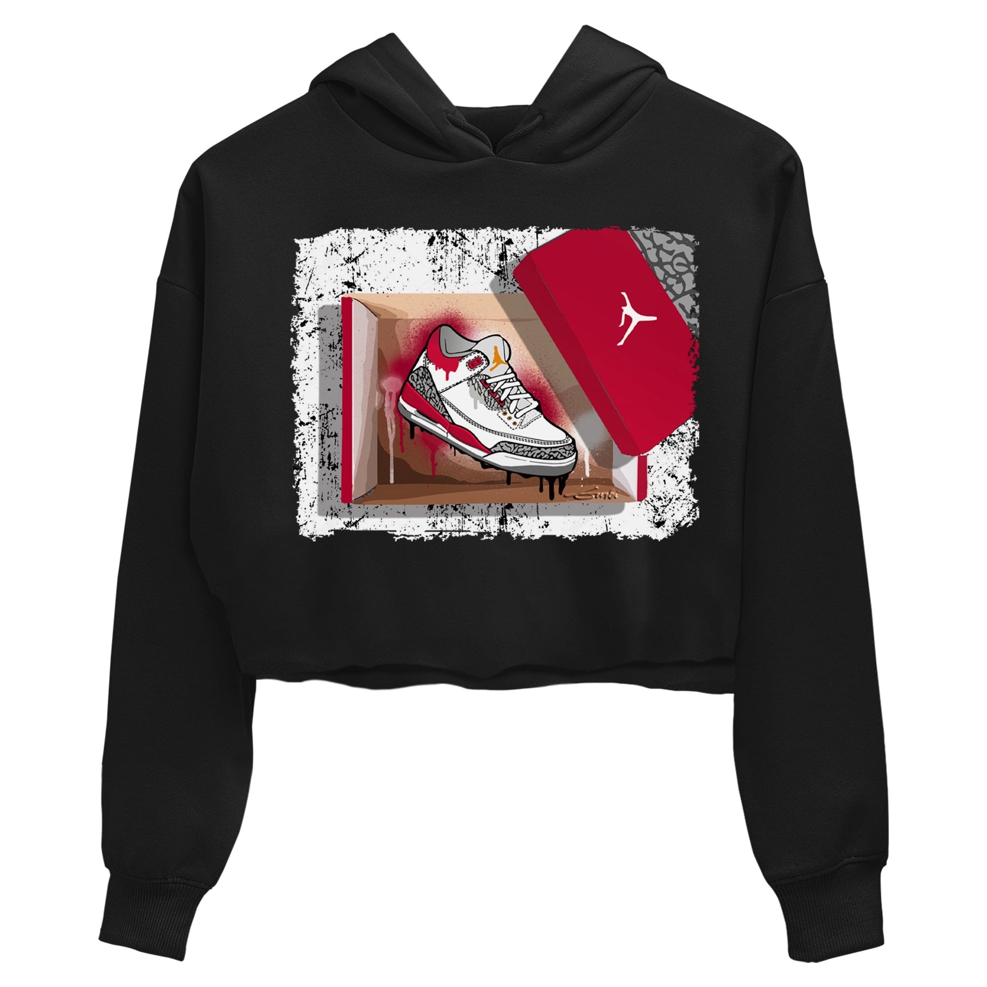 Jordan 3 Cardinal Sneaker Match Tees New Kicks Sneaker Tees Jordan 3 Cardinal Sneaker Release Tees Women's Shirts