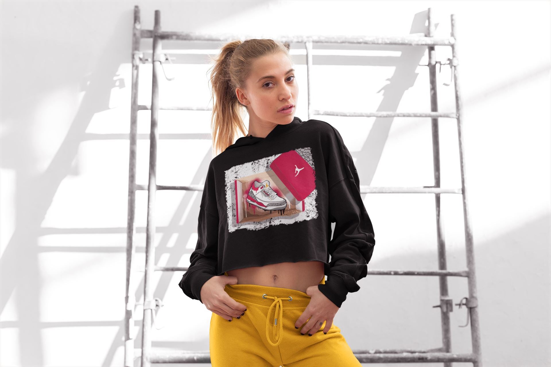 Jordan 3 Cardinal Sneaker Match Tees New Kicks Sneaker Tees Jordan 3 Cardinal Sneaker Release Tees Women's Shirts
