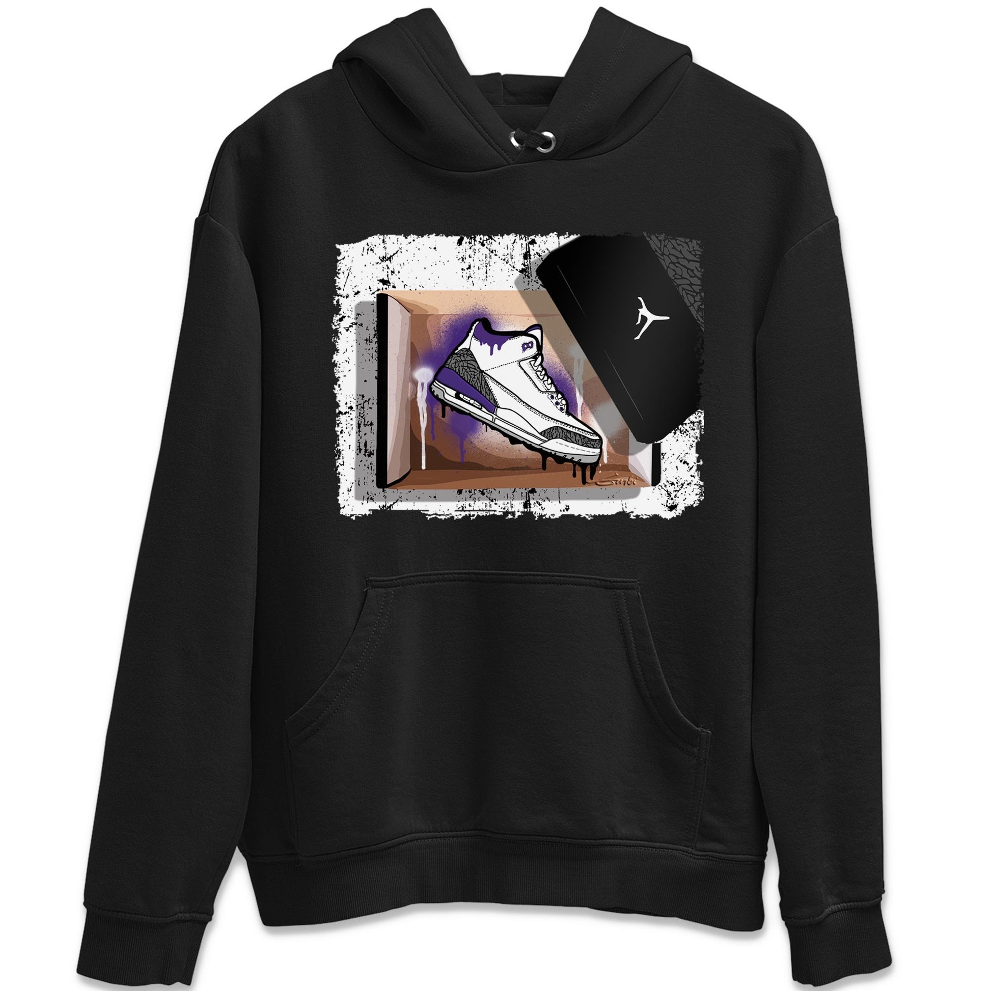 Jordan 3 Dark Iris Sneaker Match Tees New Kicks Sneaker Tees Jordan 3 Dark Iris Sneaker Release Tees Unisex Shirts
